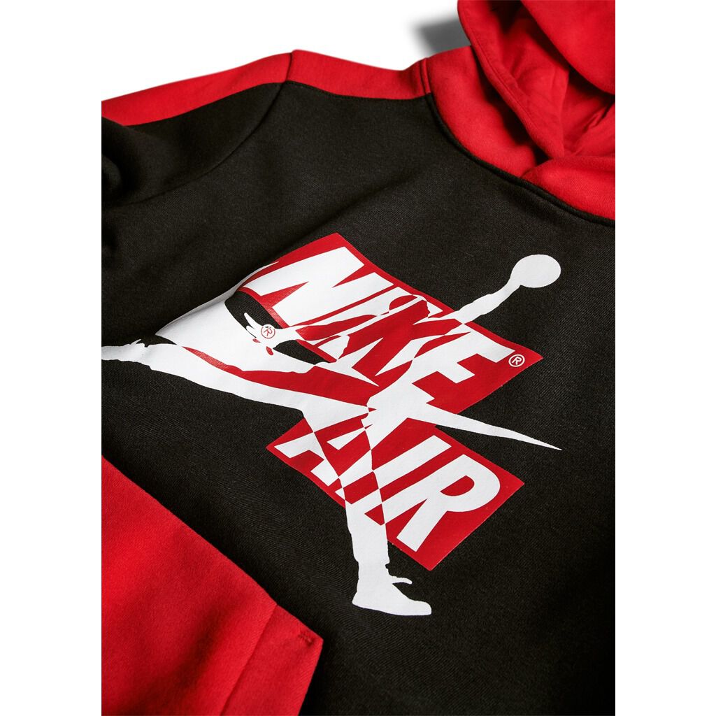 FELPA JORDAN JUMPMAN CLASSICS III nera e rossa AW LAB