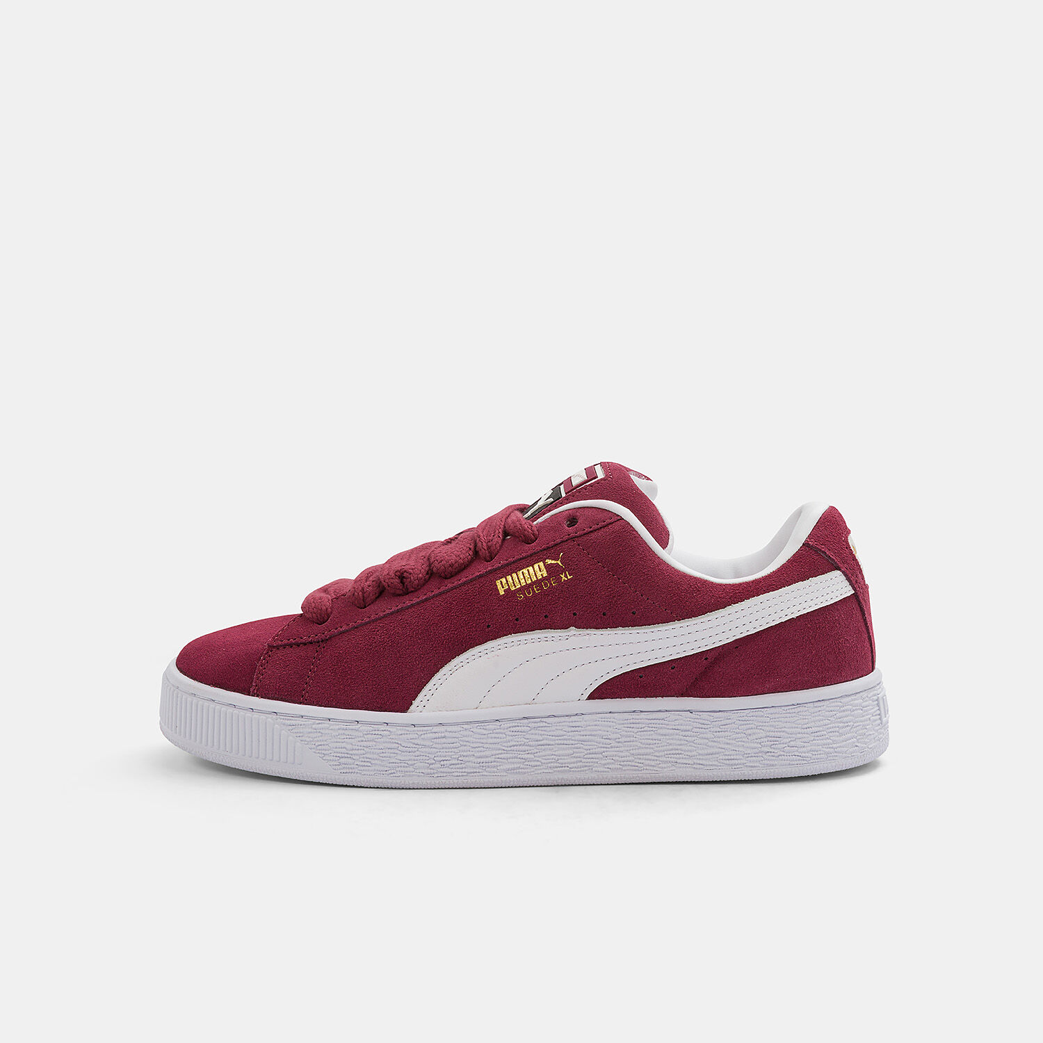 Puma Suede XL bianche nere e dorate AW LAB