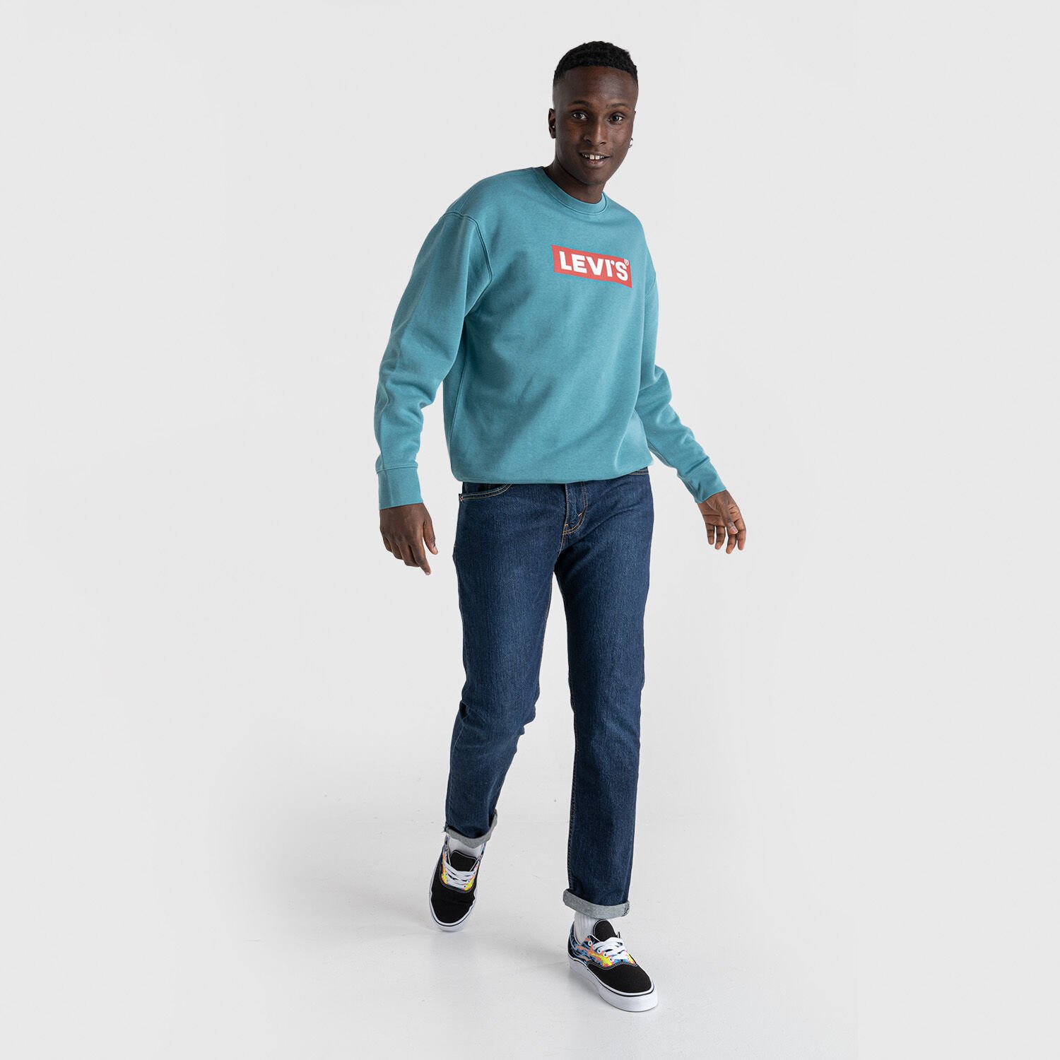 Felpa levi's blu hotsell