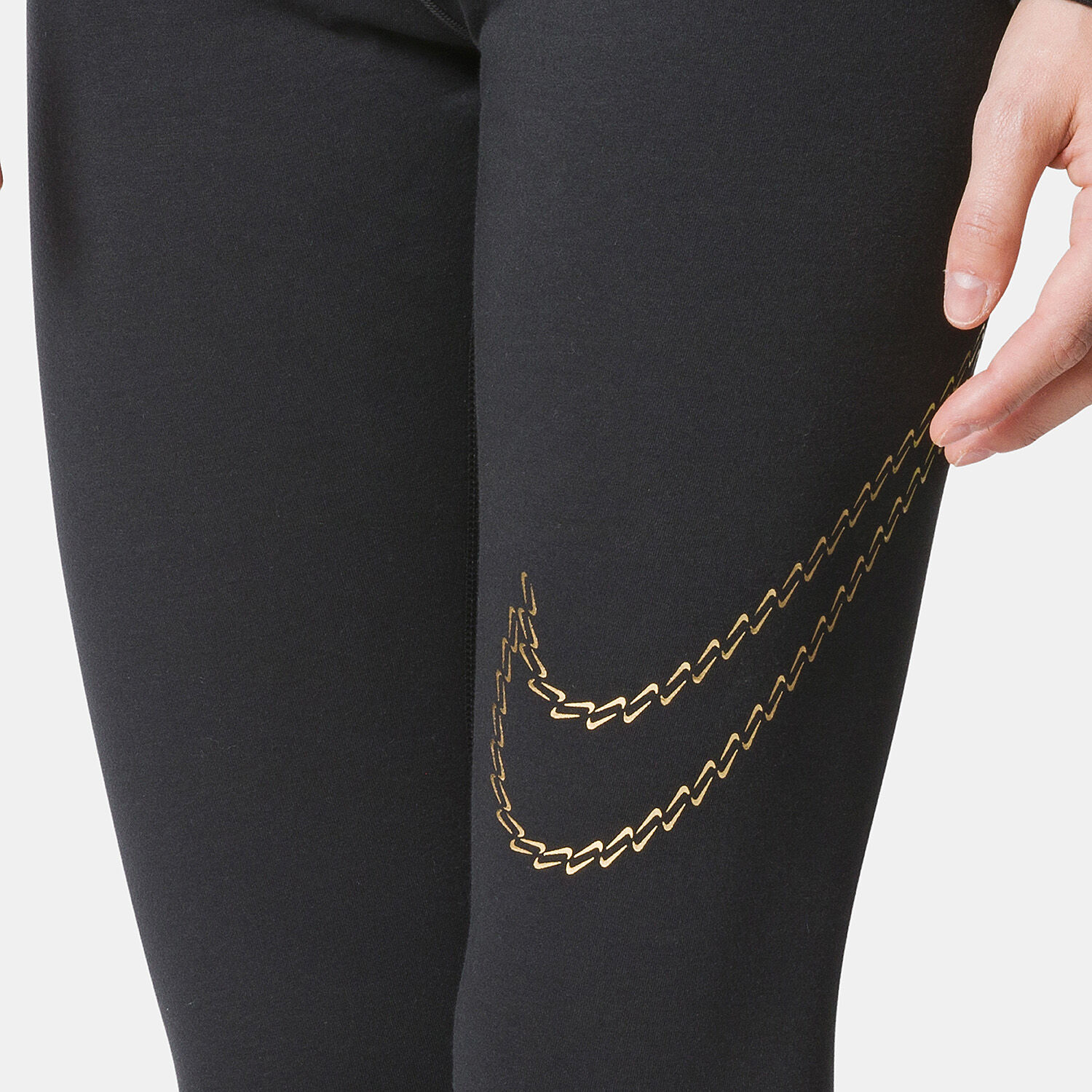 Pantaloni nike donna oro sales