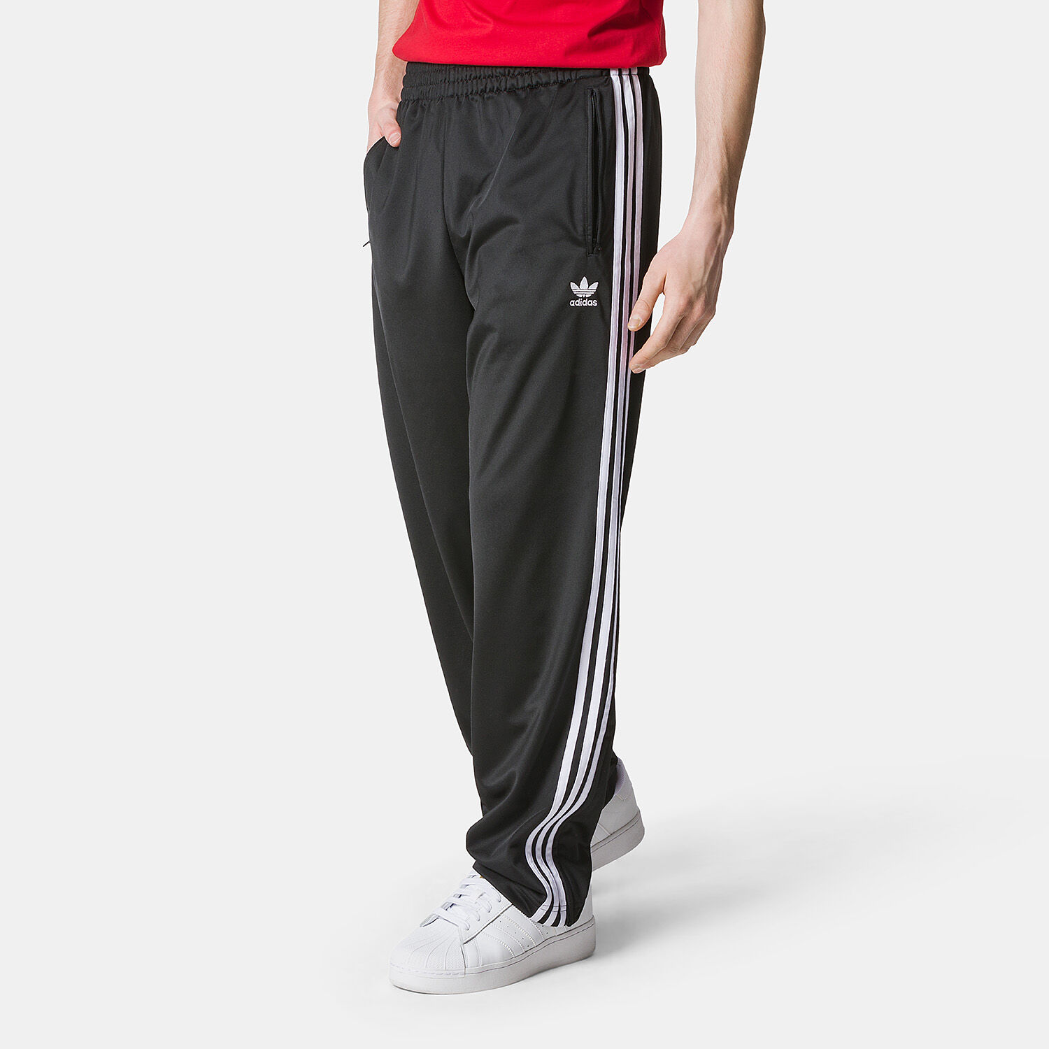 Pantaloni adidas adicolor Classics Firebird neri e bianchi AW LAB