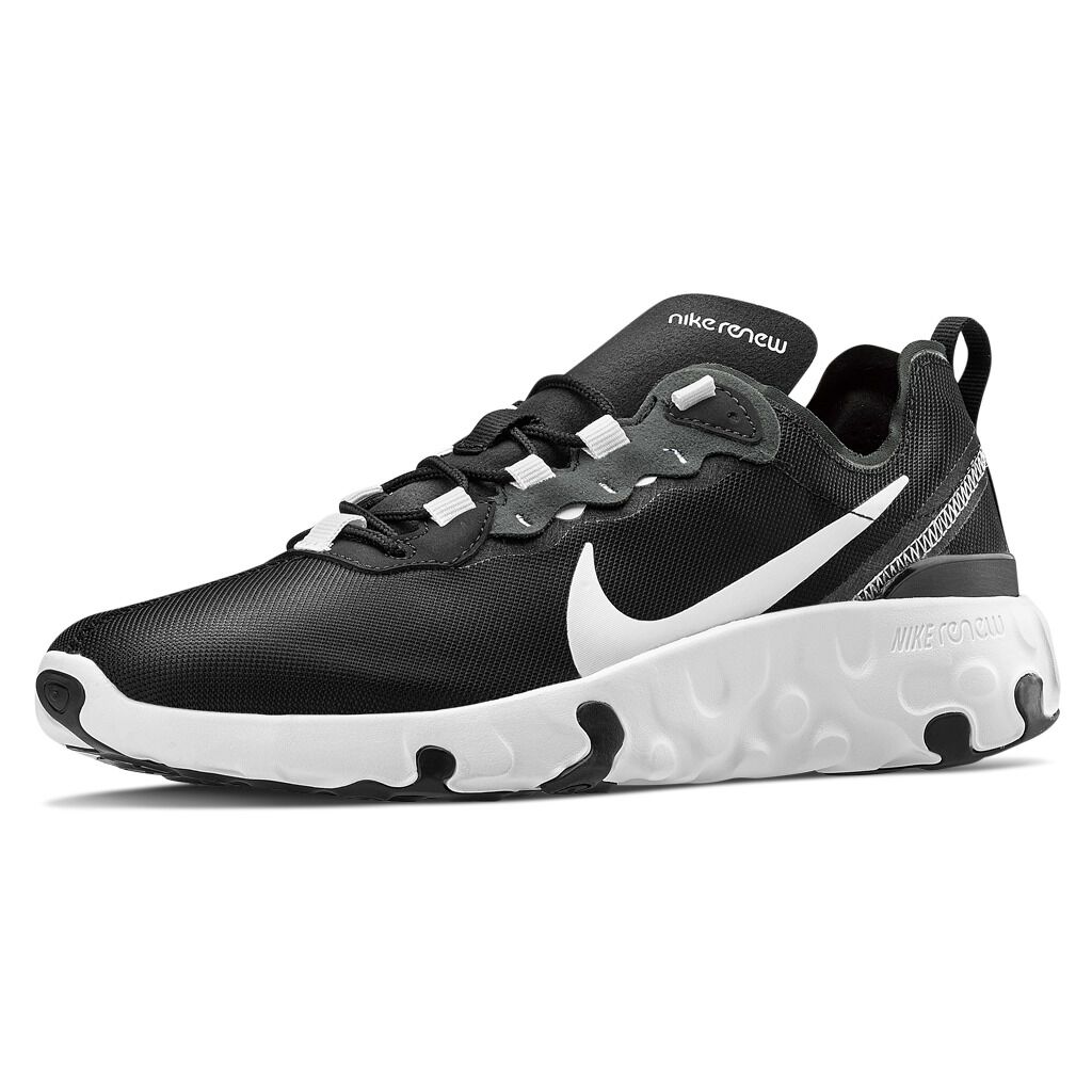 Nike react element 55 bianche e nere on sale