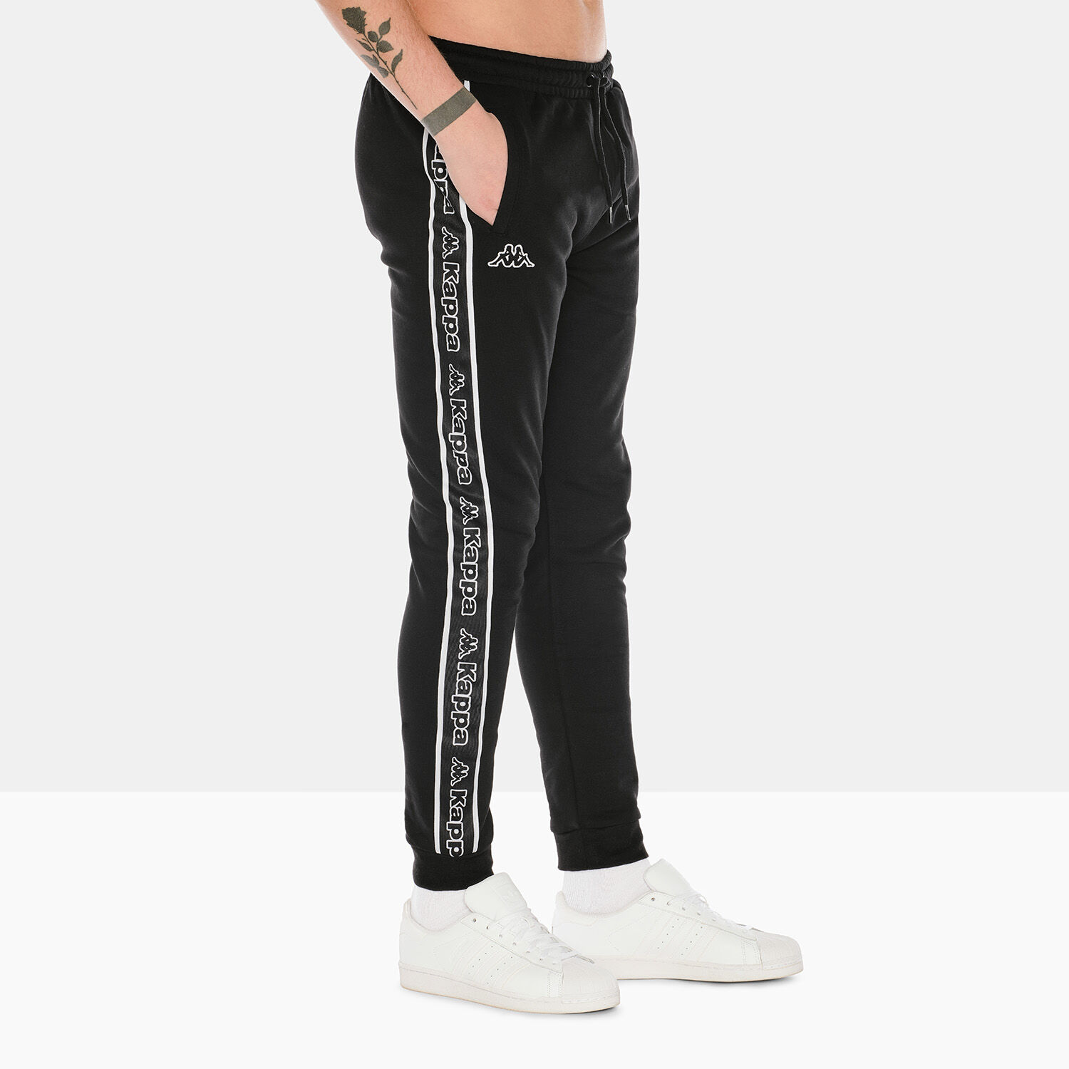 Pantaloni kappa shop bianchi