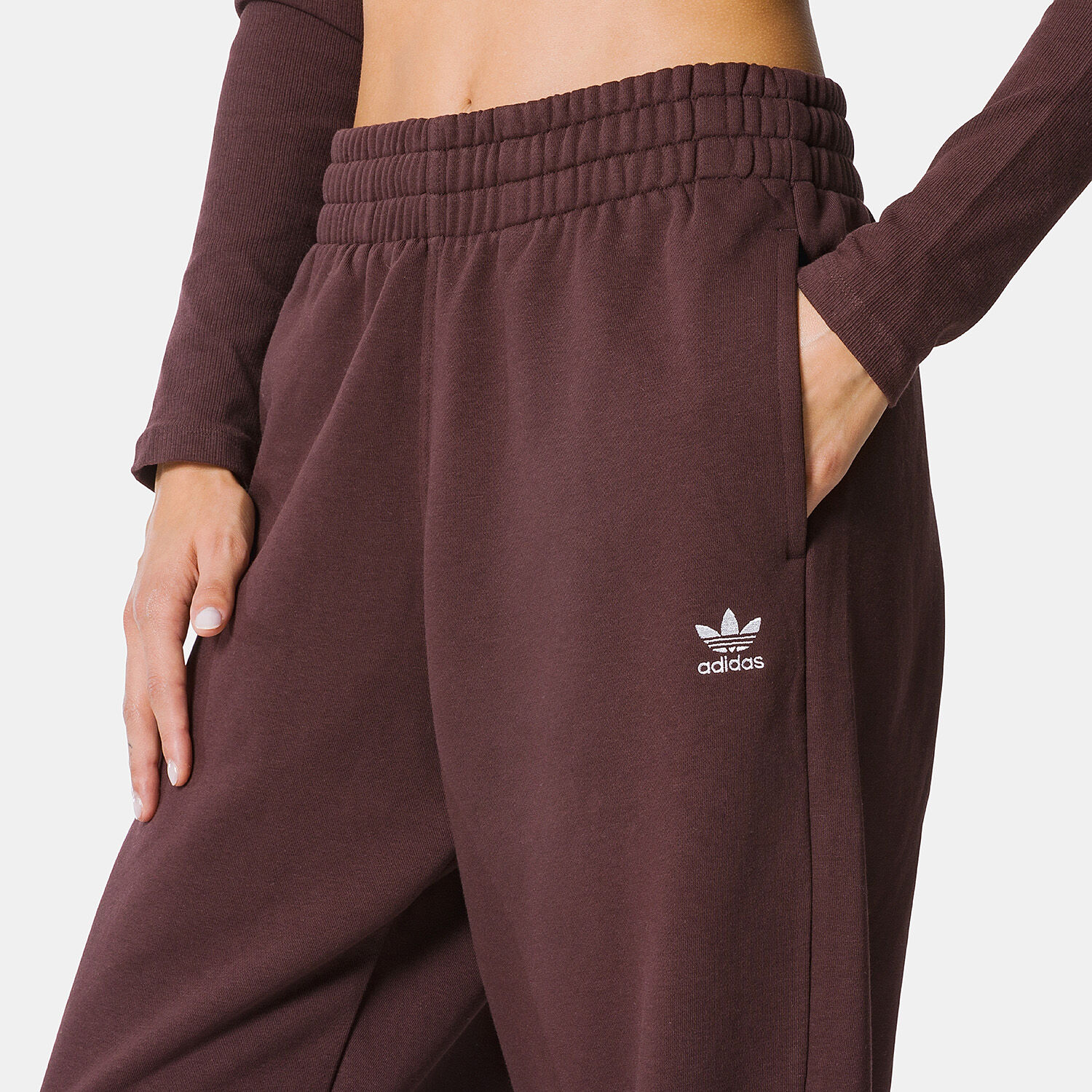 Pantaloni adidas Essentials marroni AW LAB