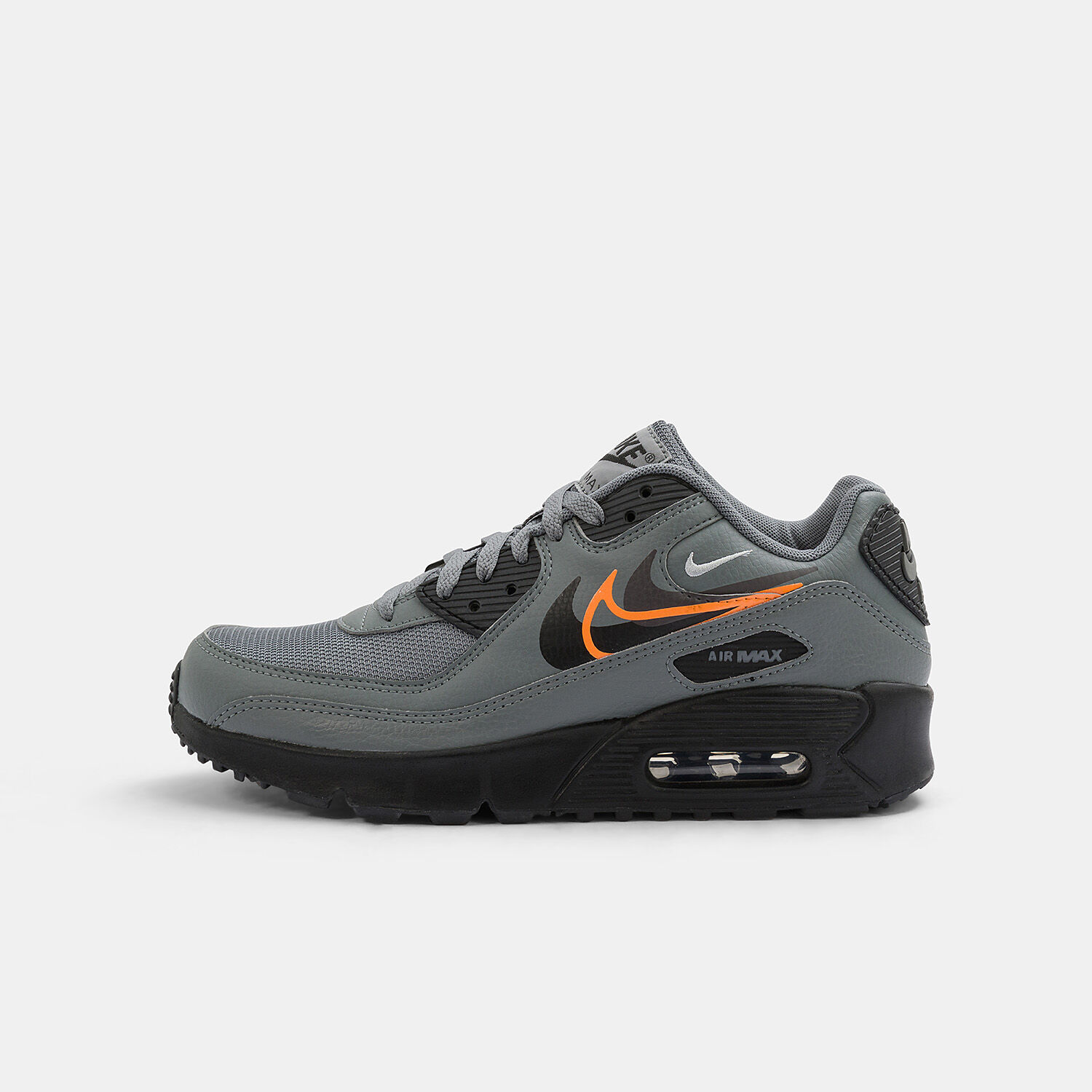 Nike Air Max 90 Next Nature grigie nere e arancioni AW LAB