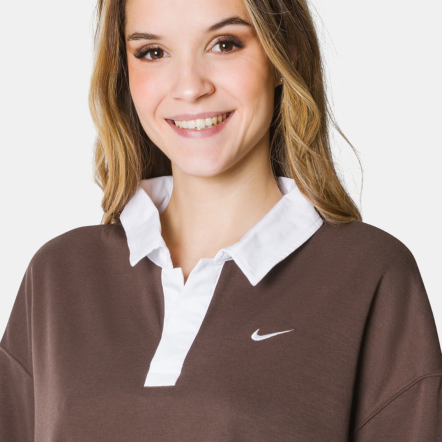 Polo nike marrone discount