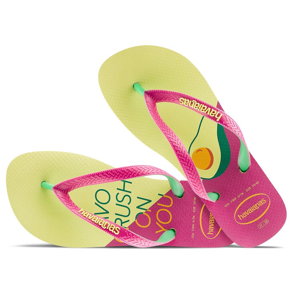 Havaianas Top Cool rosa gialle e azzurre AW LAB