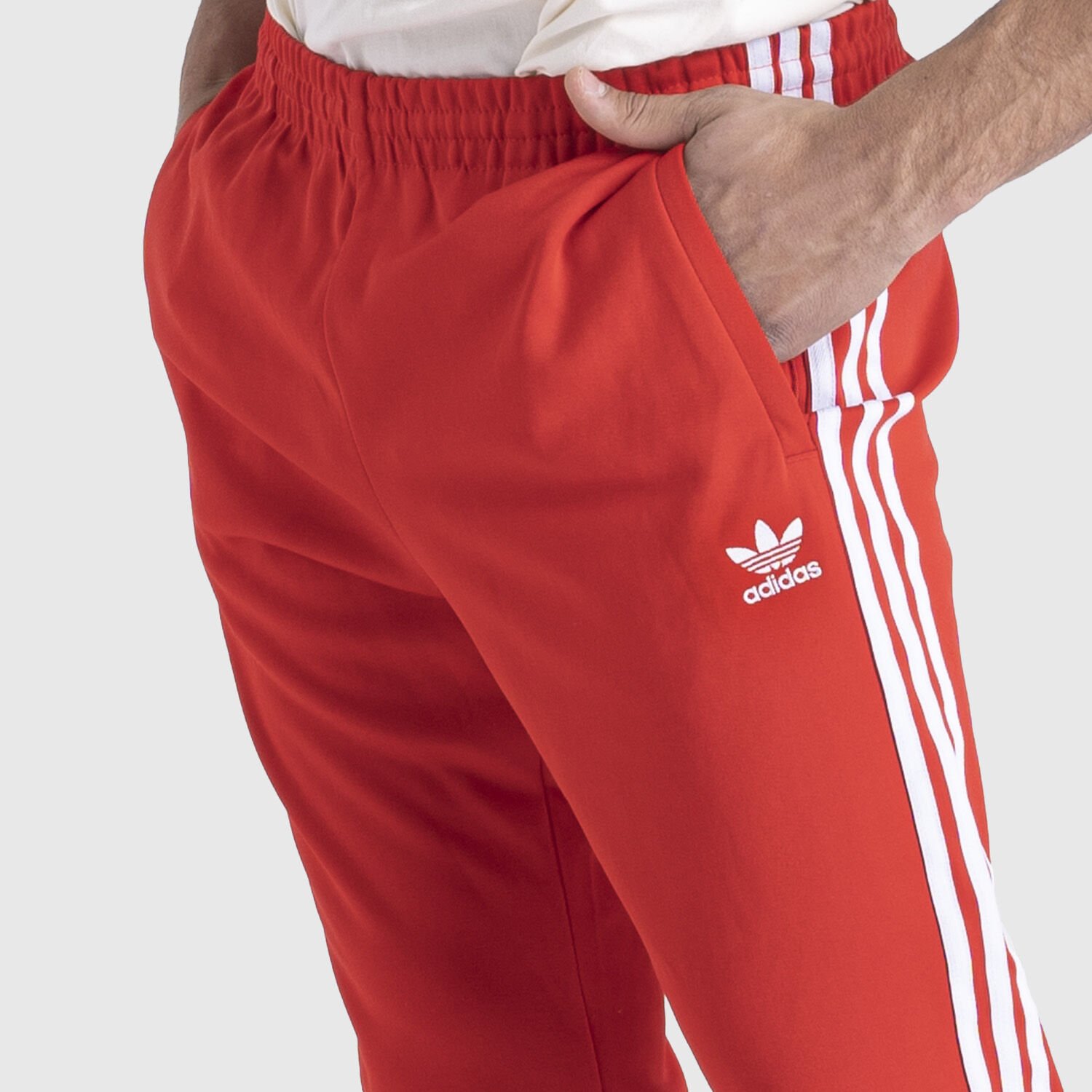 Pantaloni rossi adidas shop
