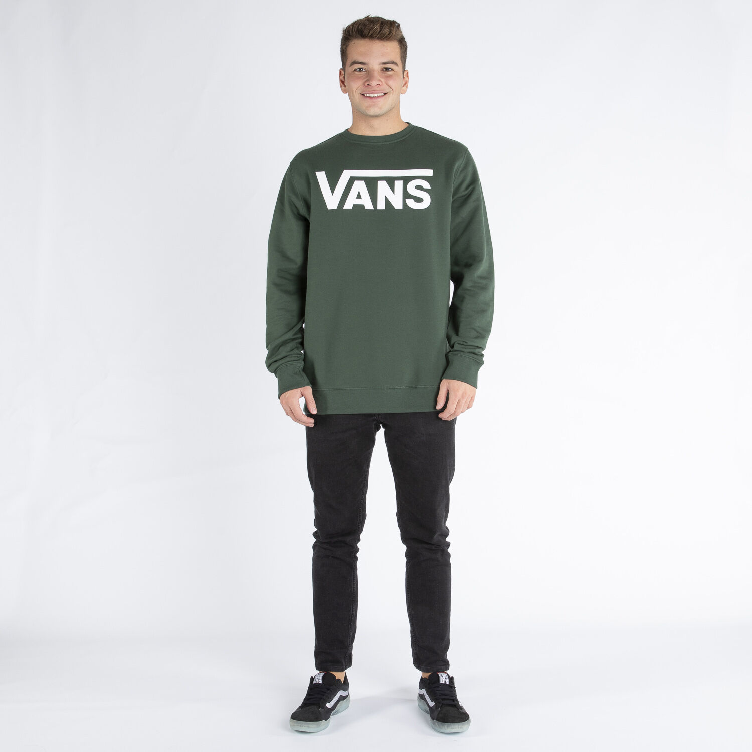 Felpa vans verde prezzo discount