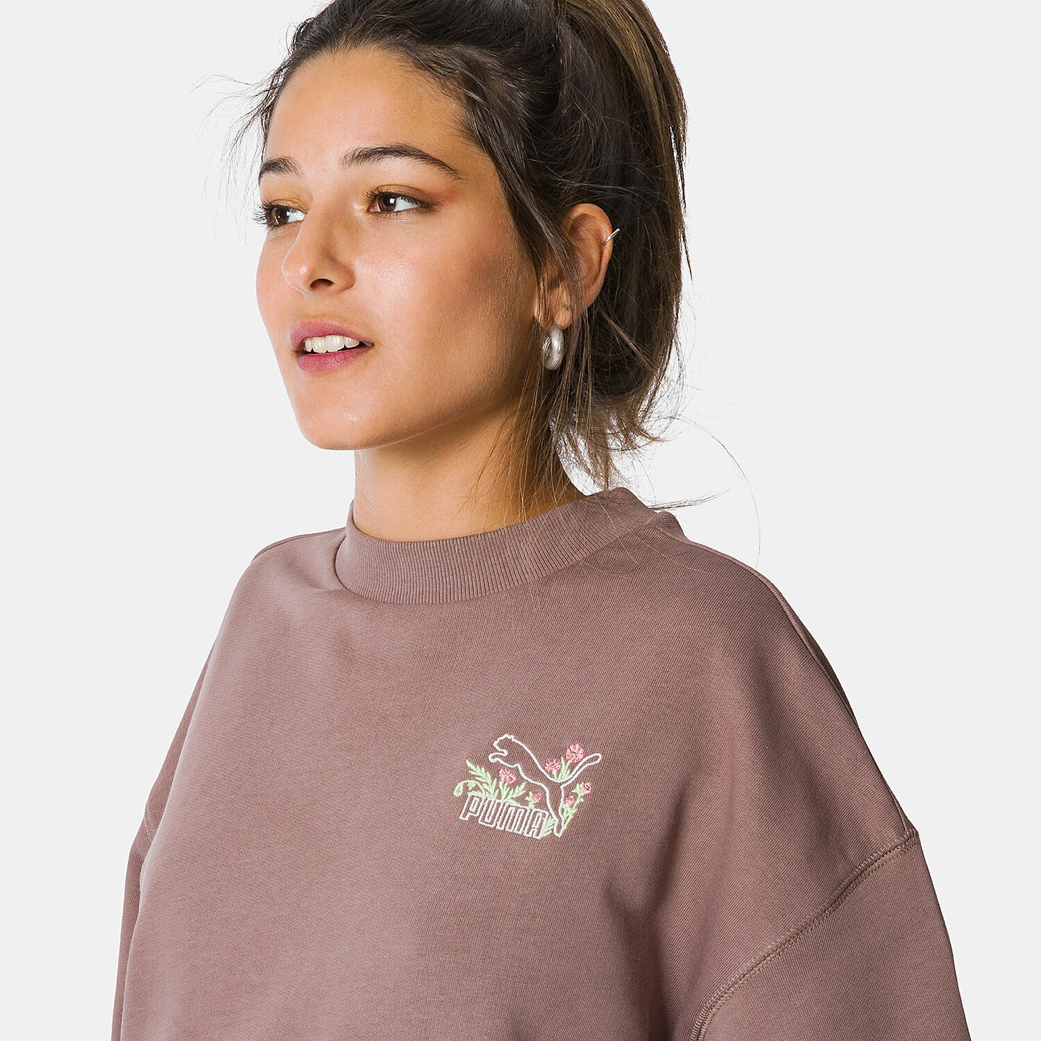 Felpa store puma floreale