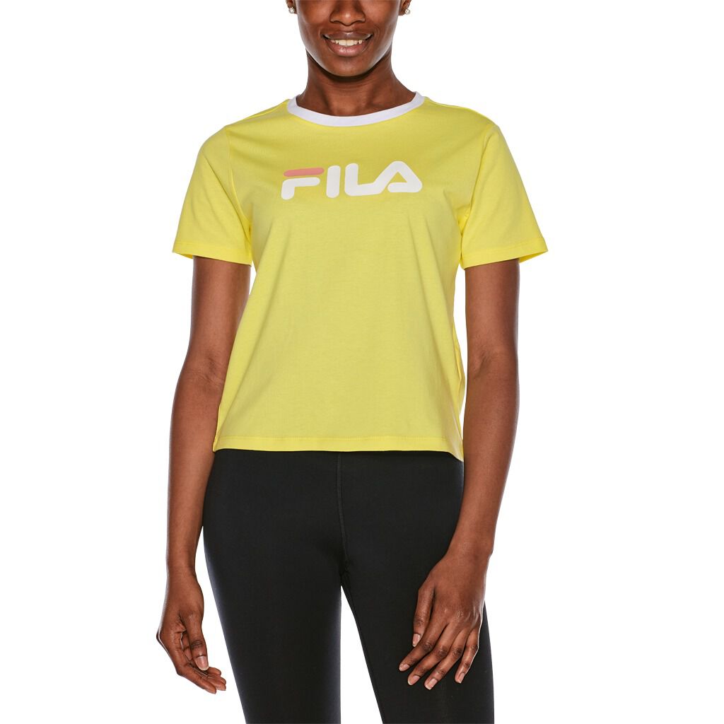 Magliette fila giallo outlet