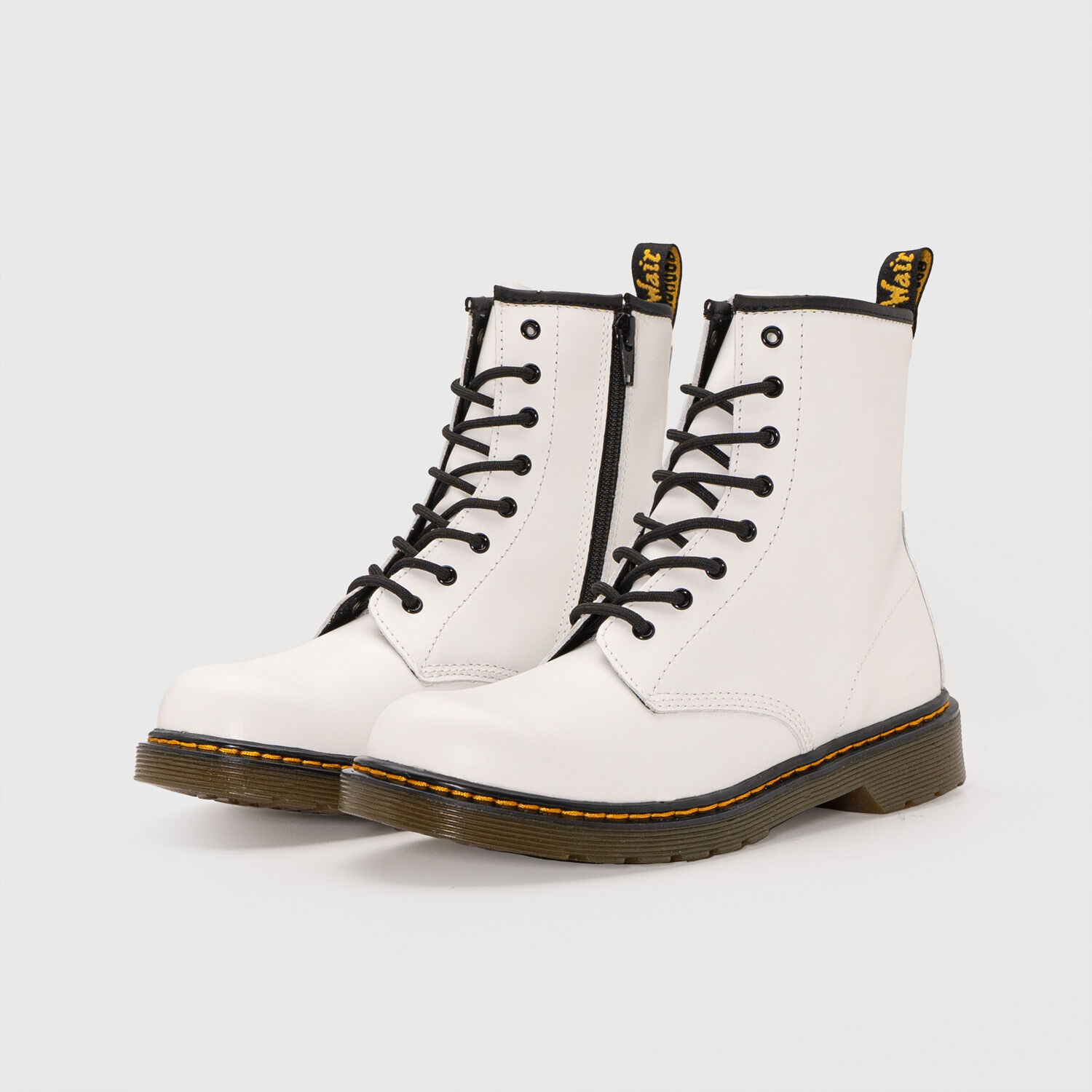 Dottor martens bianche e nere store