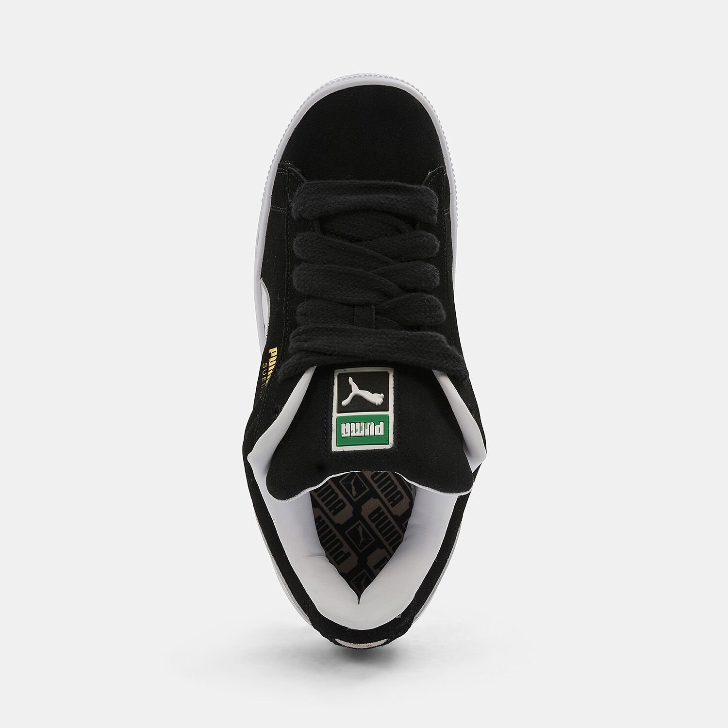 Puma suede nere e bianche top
