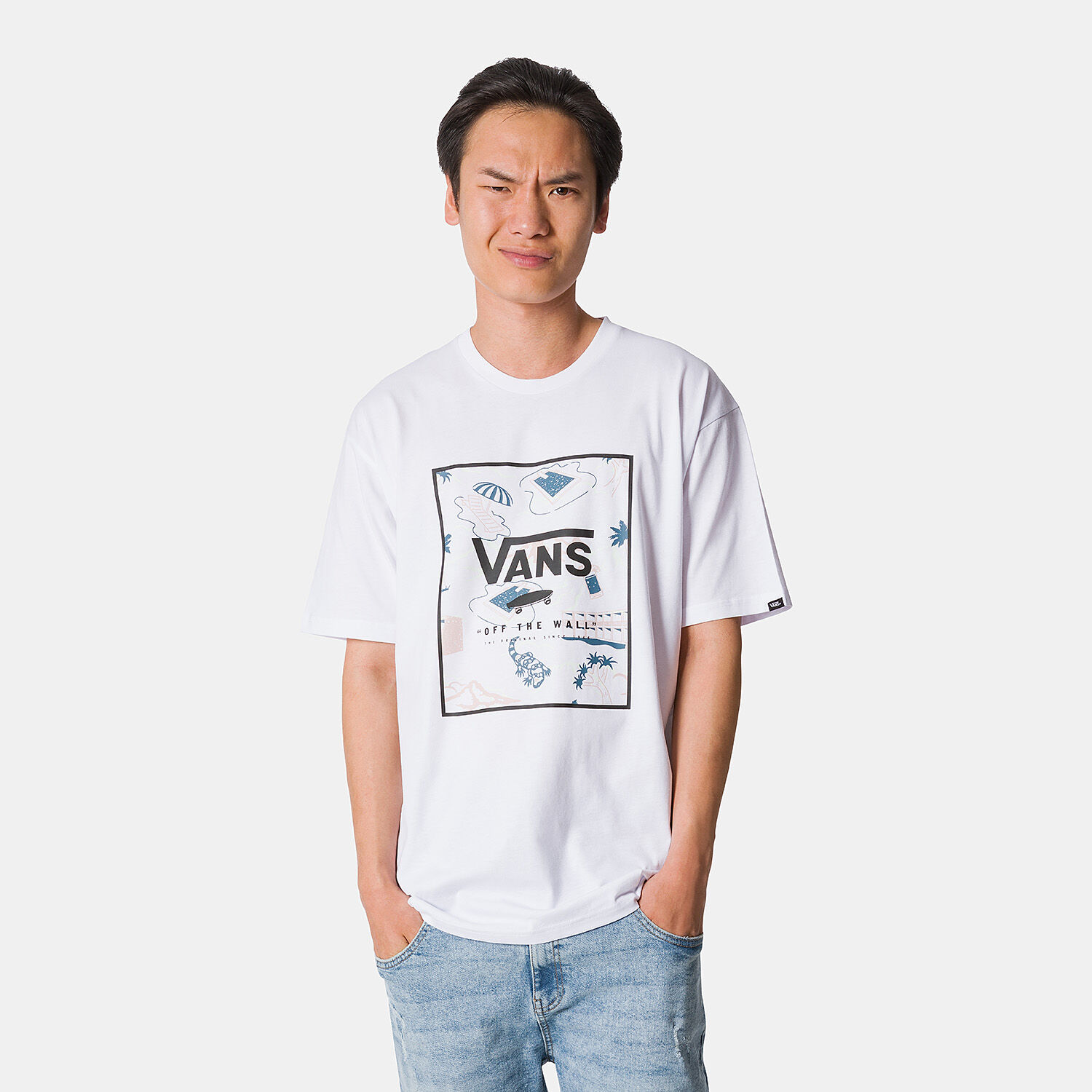 T shirt vans nera clearance
