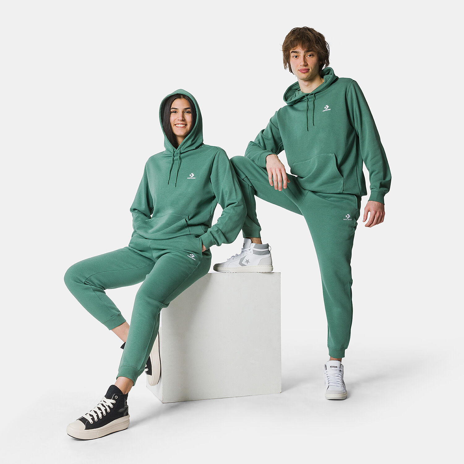 Pantaloni converse verde hotsell