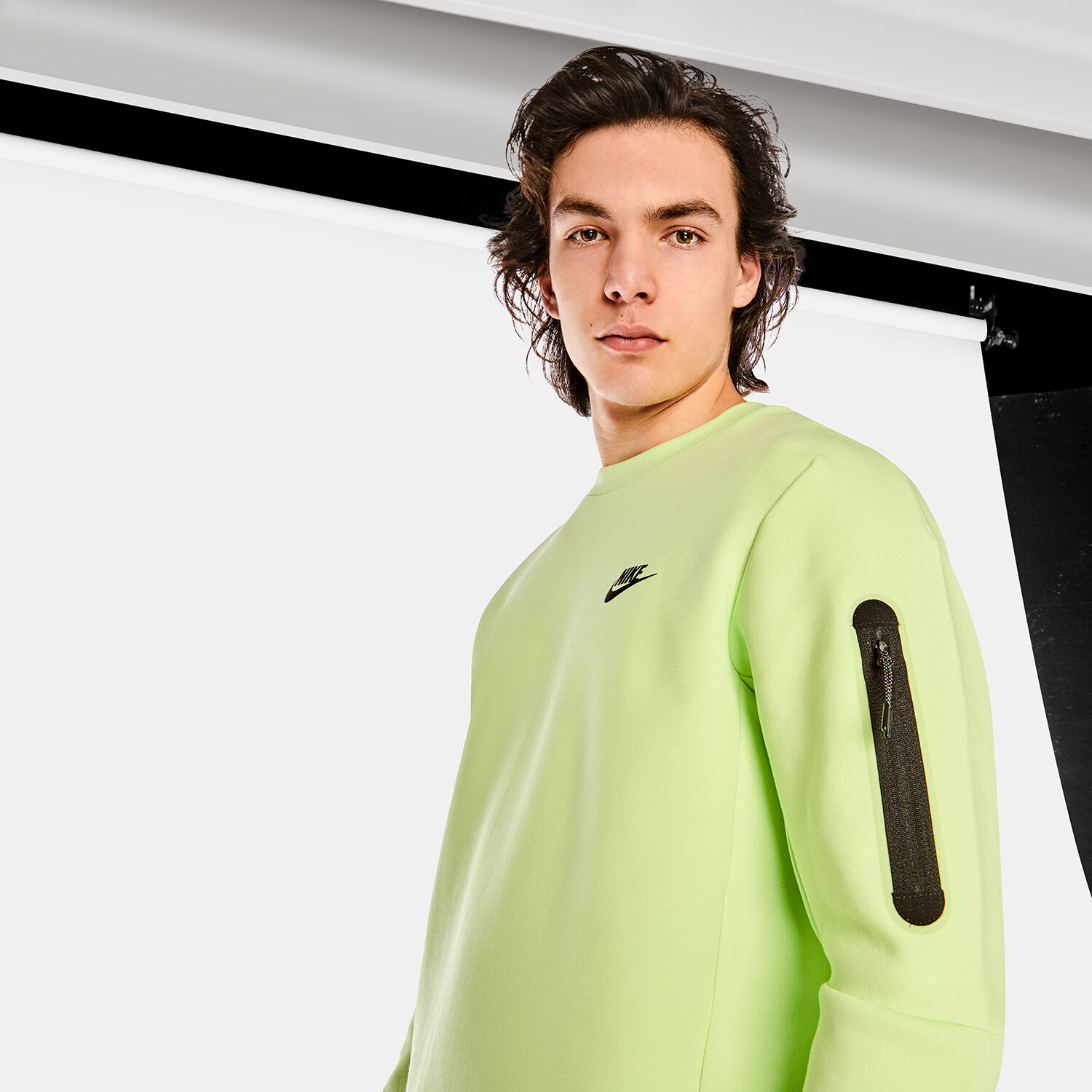 Felpa nike lime hot sale