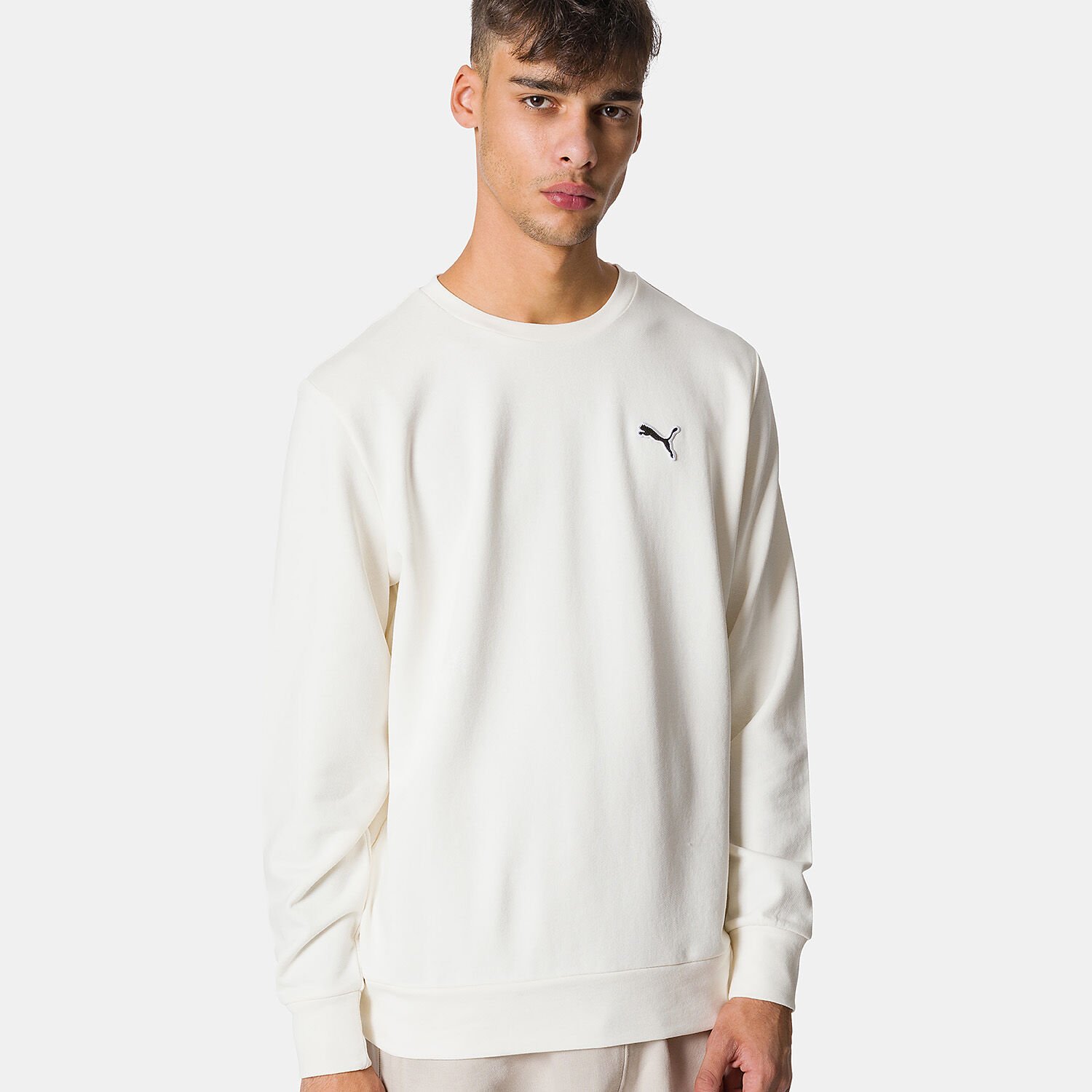 Felpa puma bianca cheap