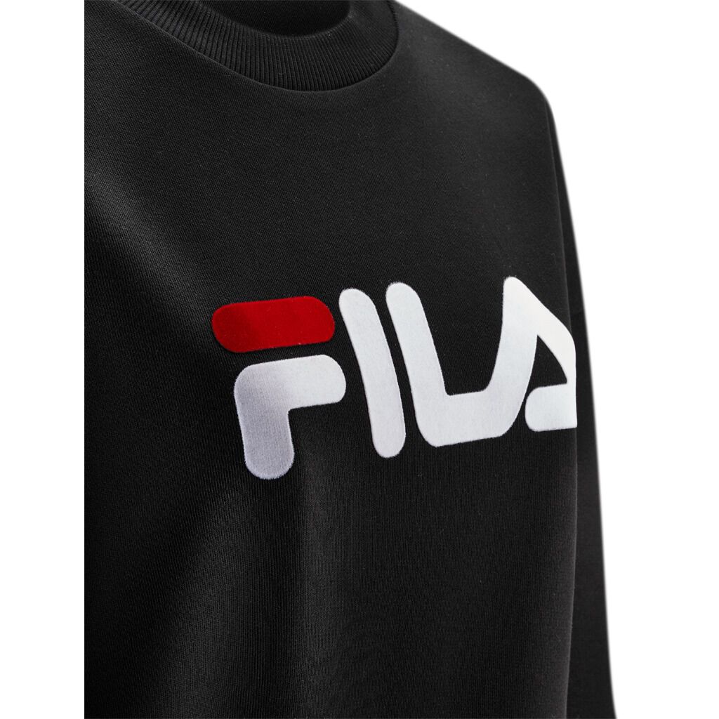Felpa Fila crew BLACK AW LAB