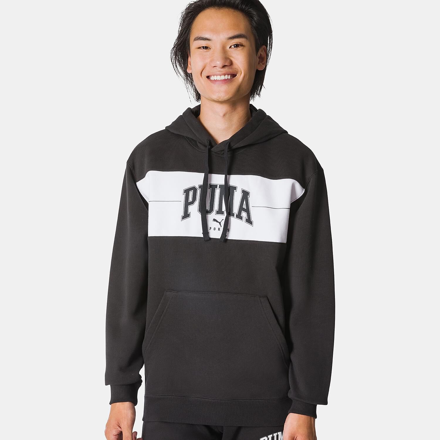 Puma felpa nera new arrivals
