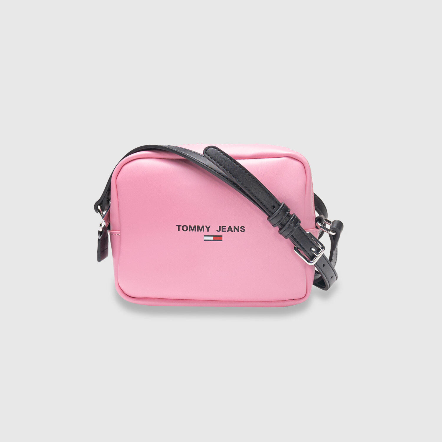 Borsa Tommy Hilfiger Essential PU Camera Bag rosa e nera AW LAB