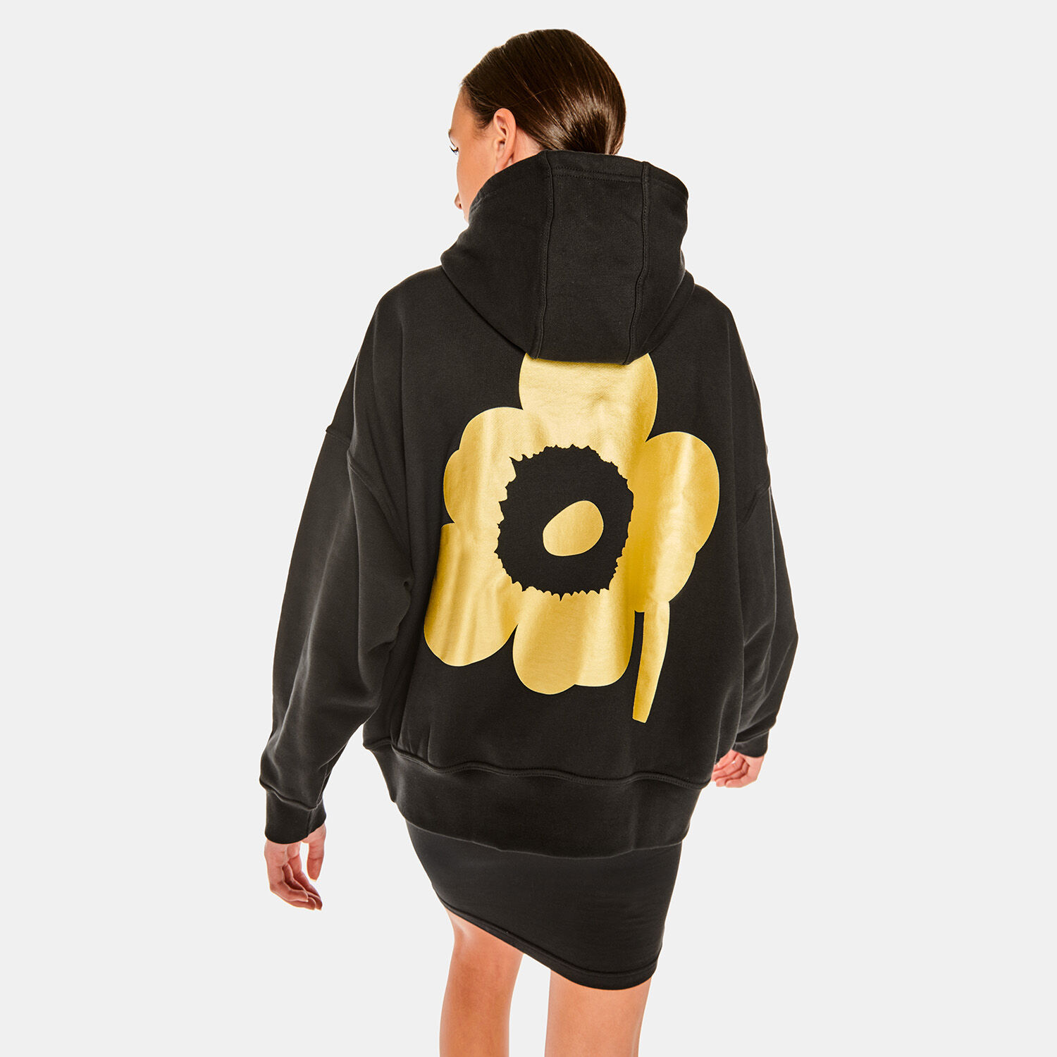 Felpa adidas nera top oro