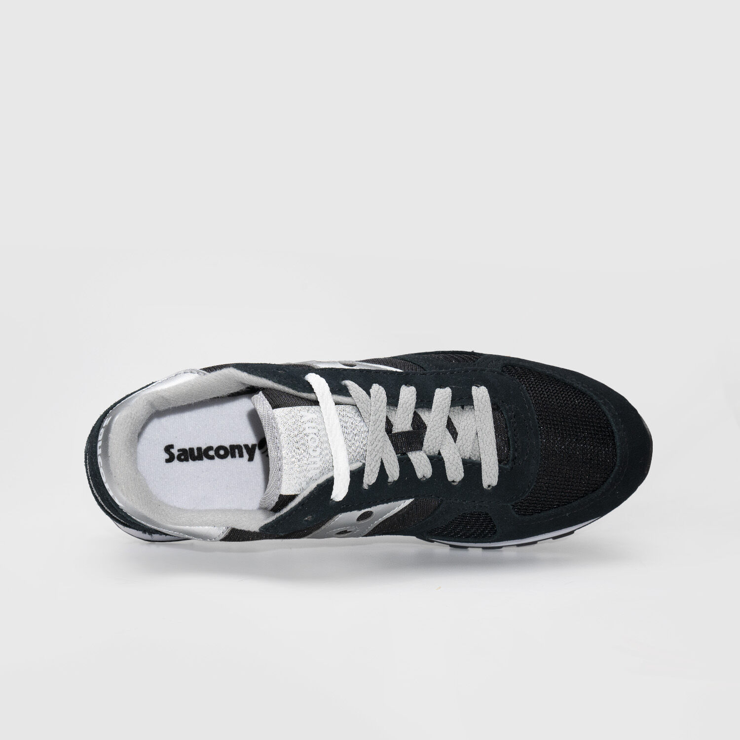 Saucony nere e argento shadow on sale