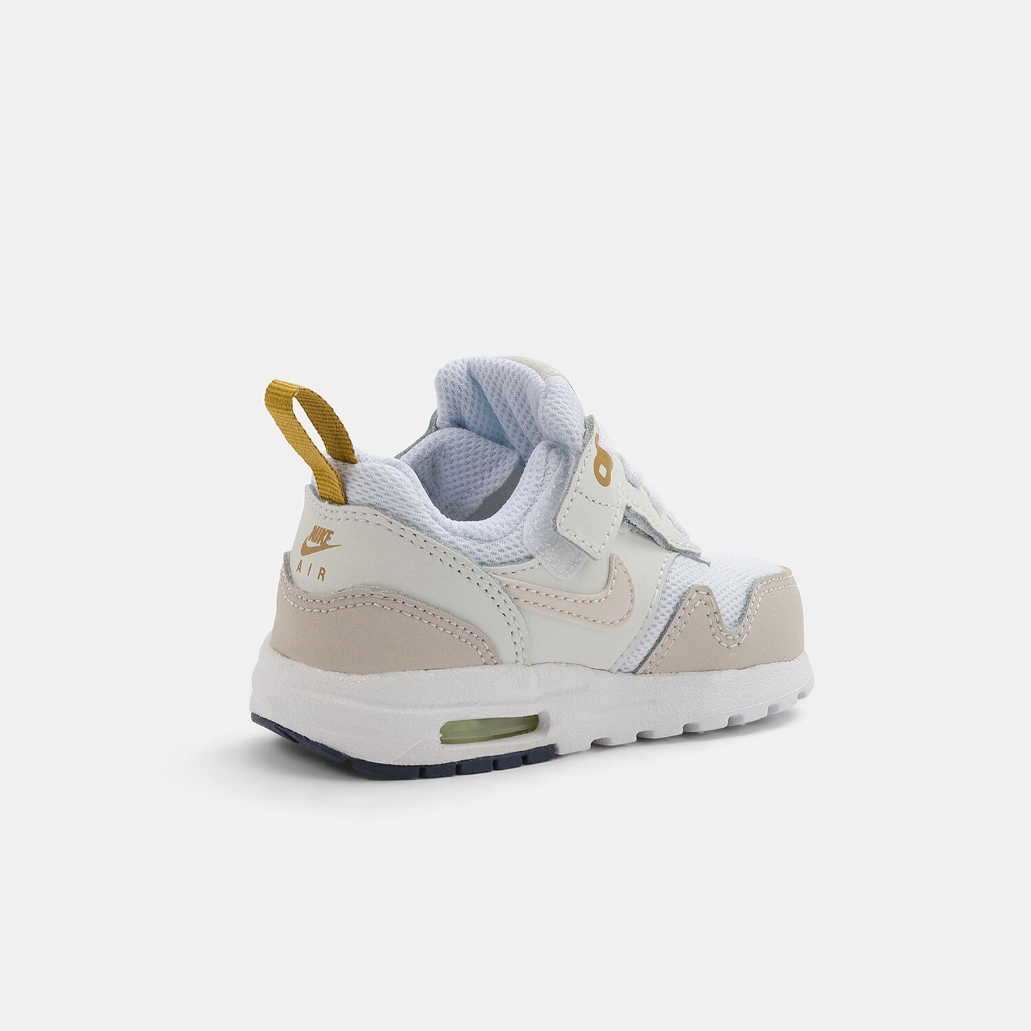 Nike Air Max 1 EasyOn bianche beige e dorate AW LAB