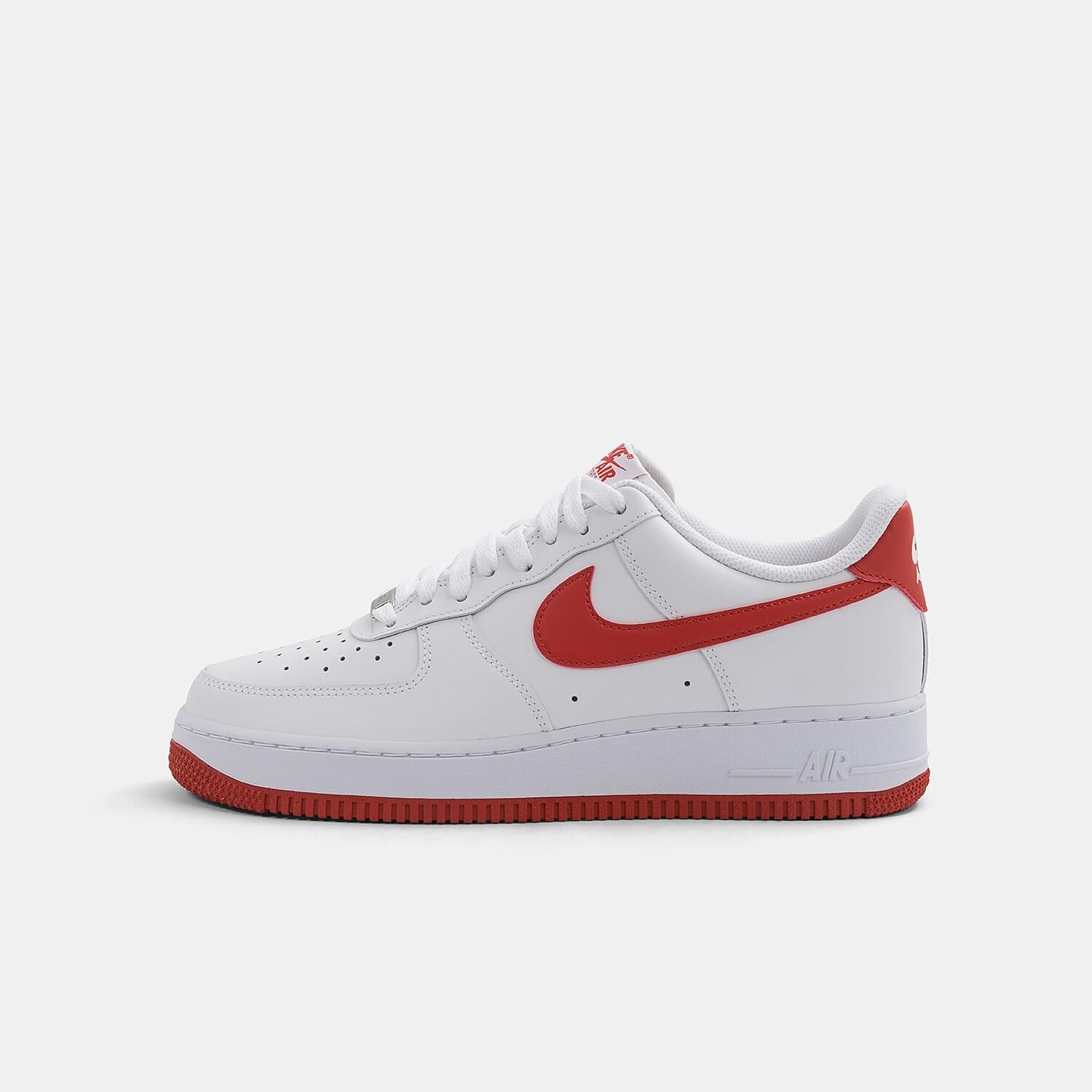 Nike air force 1 07 bianche e rosse clearance