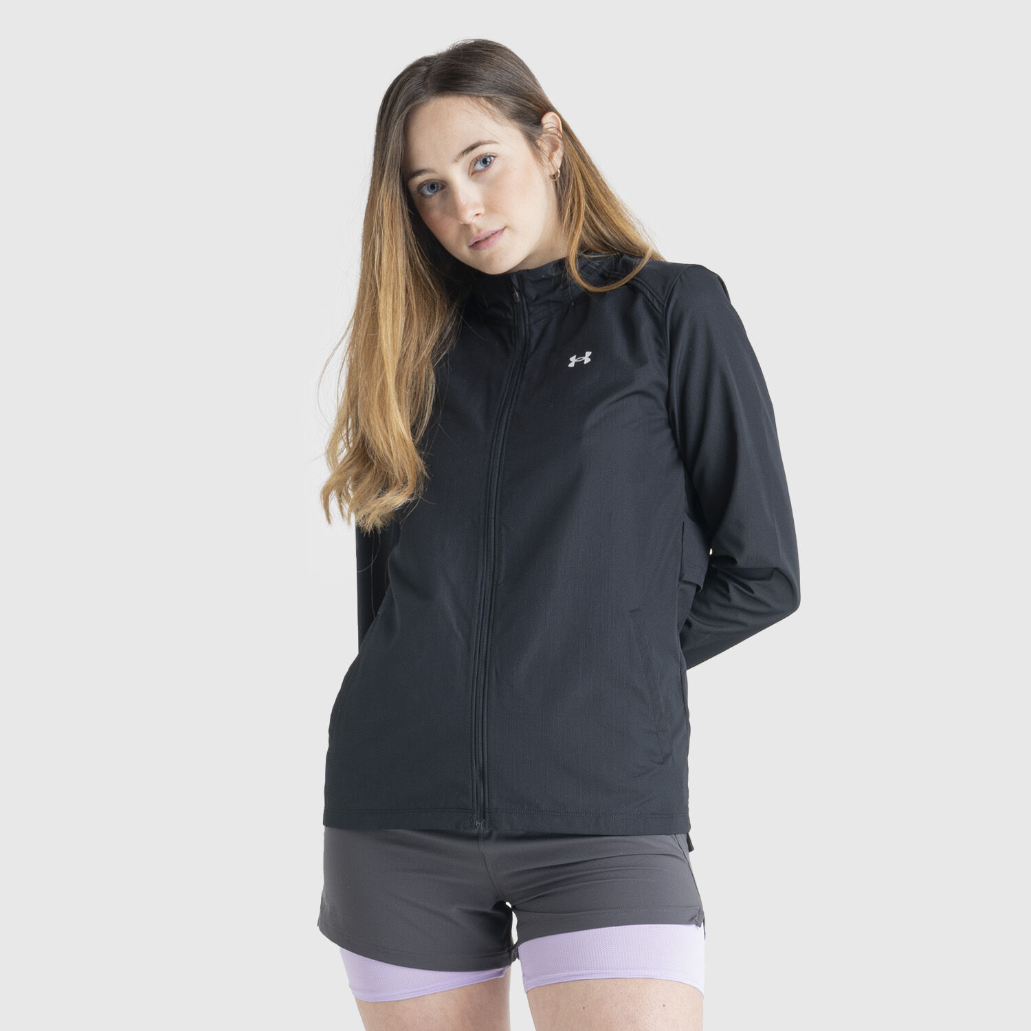 Giacca under armour cheap nera e bianca