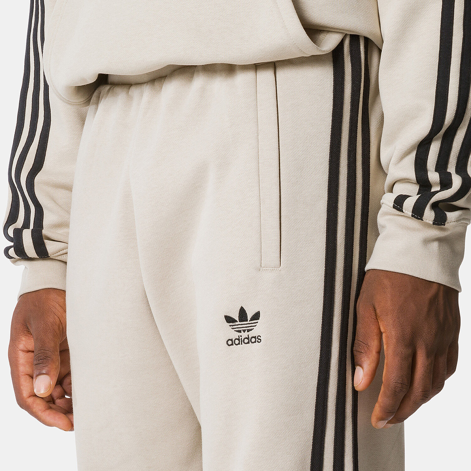 Pantaloni adidas beige cheap