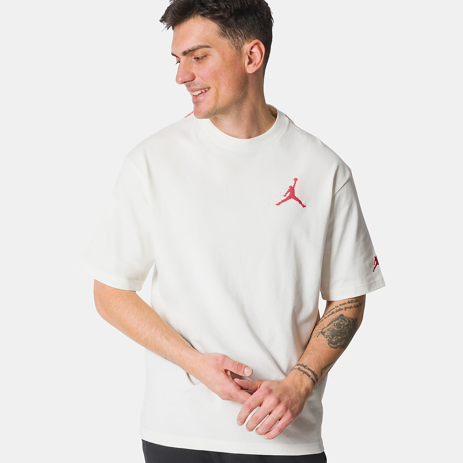 T shirt jordan rosso on sale