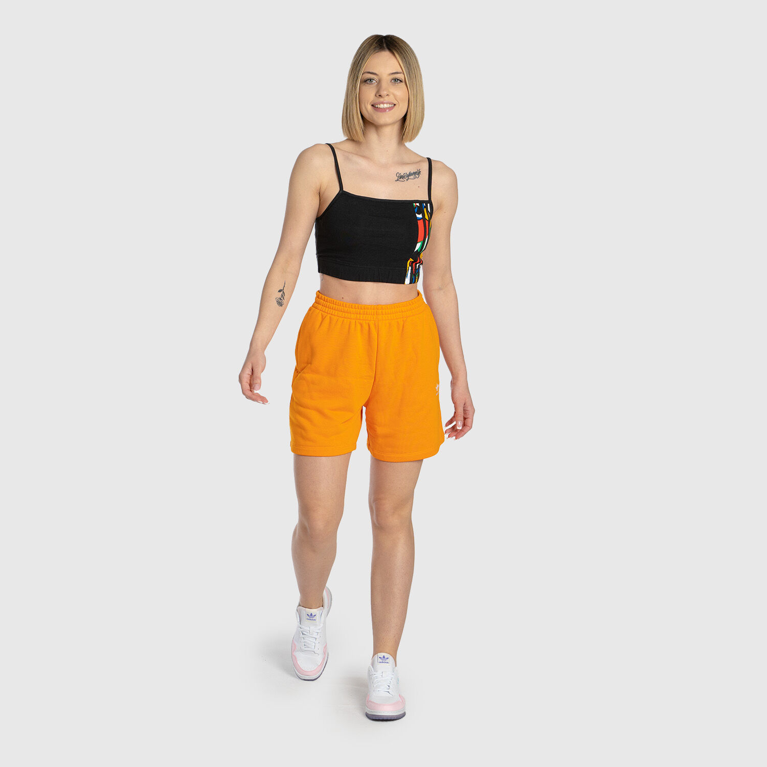 Top Corto adidas nero AW LAB
