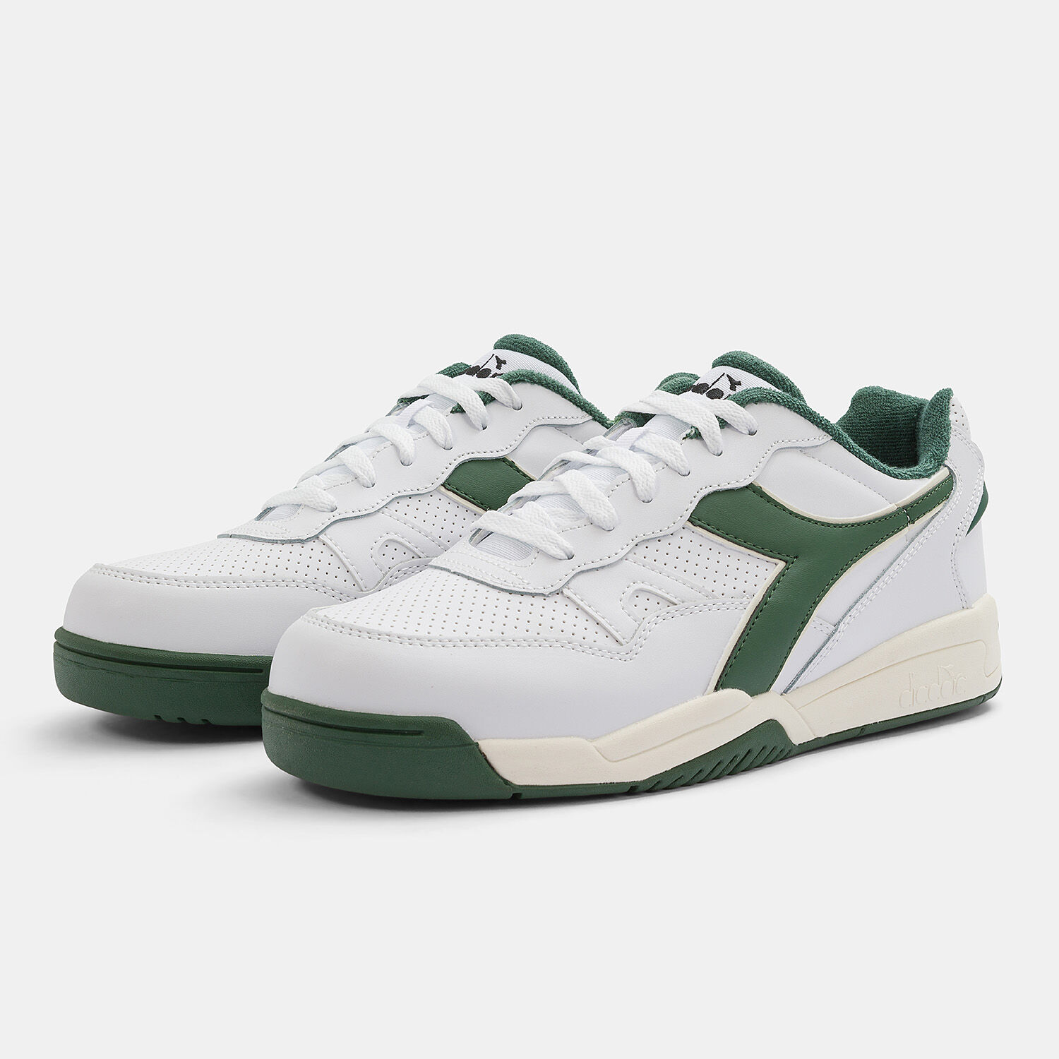 Diadora Winner bianche e verdi AW LAB