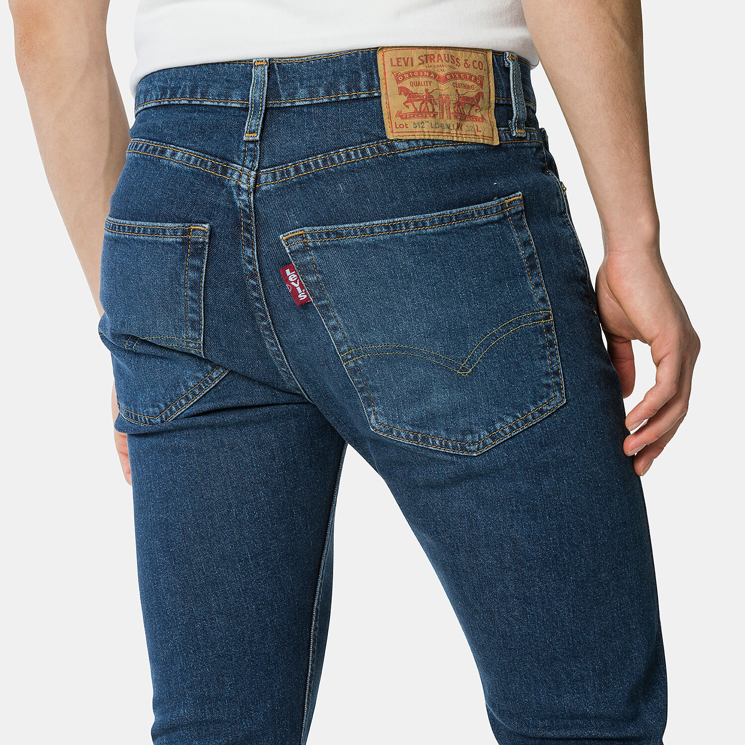 Jeans Levi s 512 Slim Taper Lo Ball Blu AW LAB