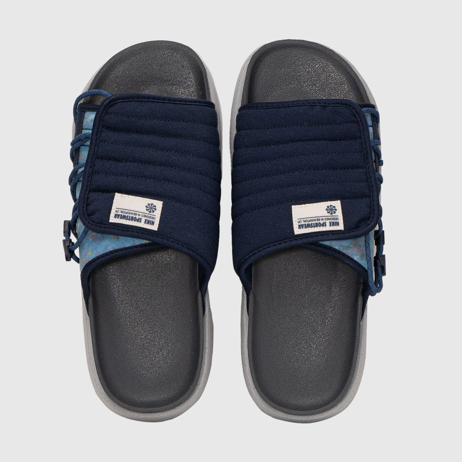Ciabatte Nike Asuna 2 Next Nature blu e bianche AW LAB