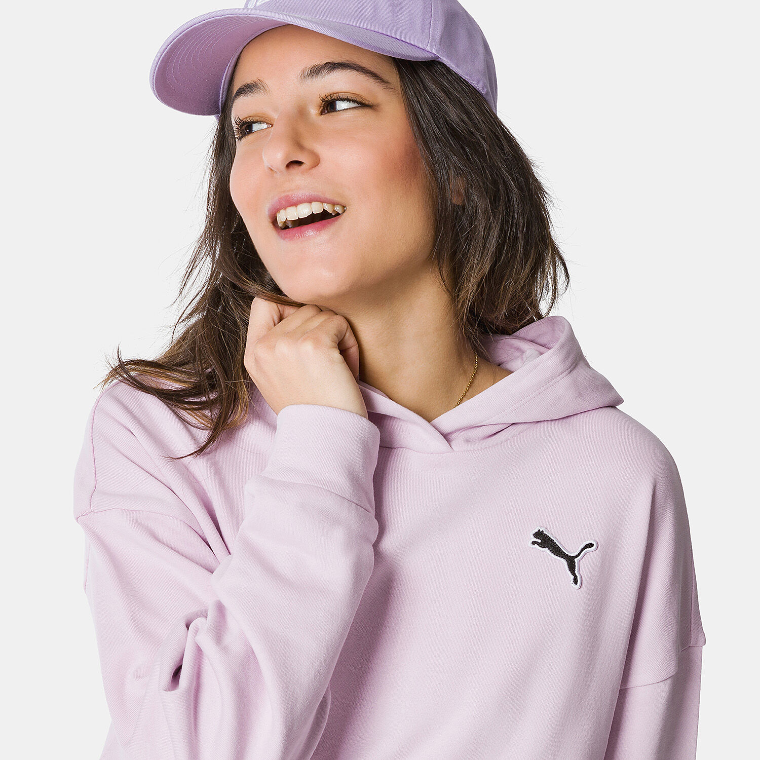 Felpa puma shop rosa e nera