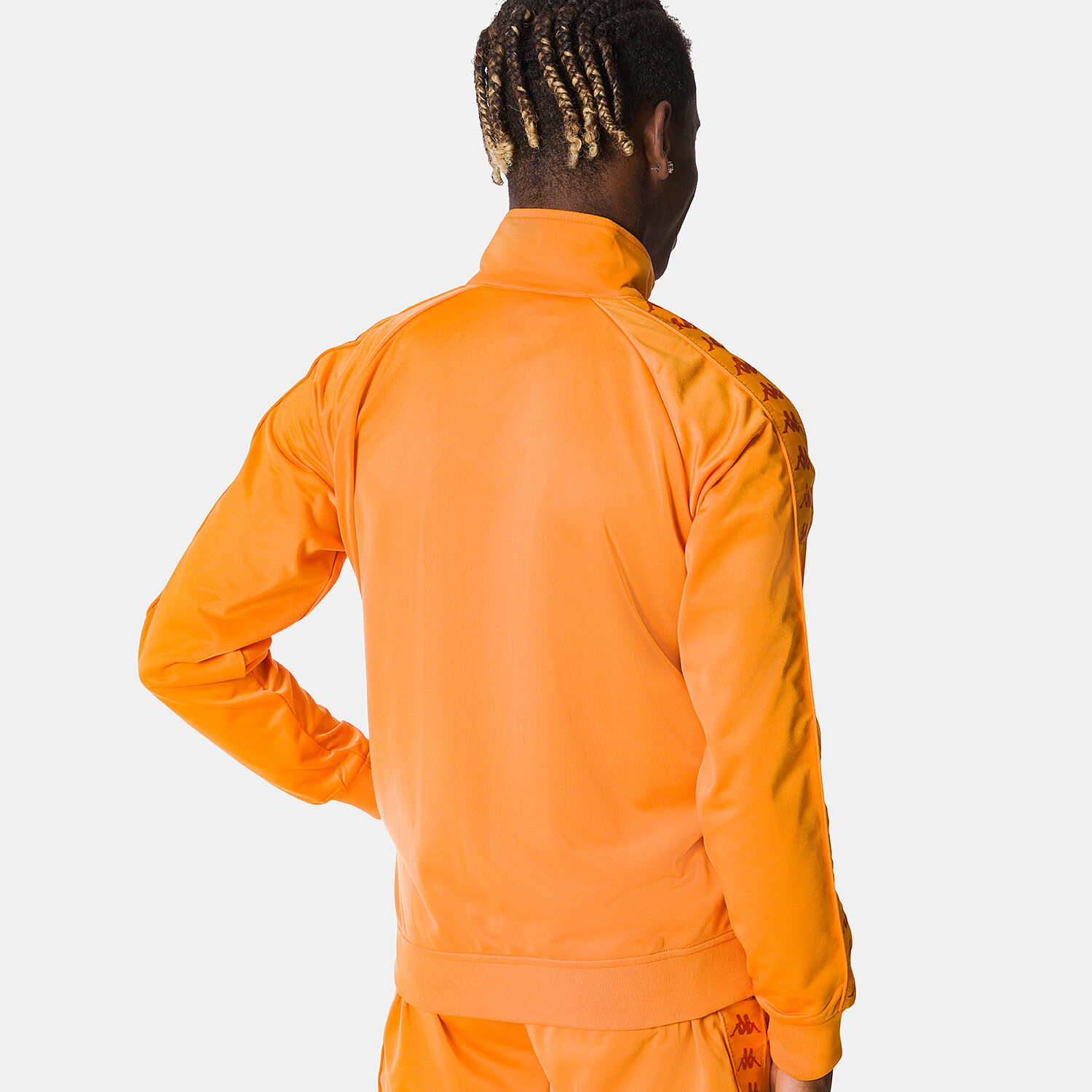 Felpa Kappa 222 Banda Anniston Slim arancione AW LAB