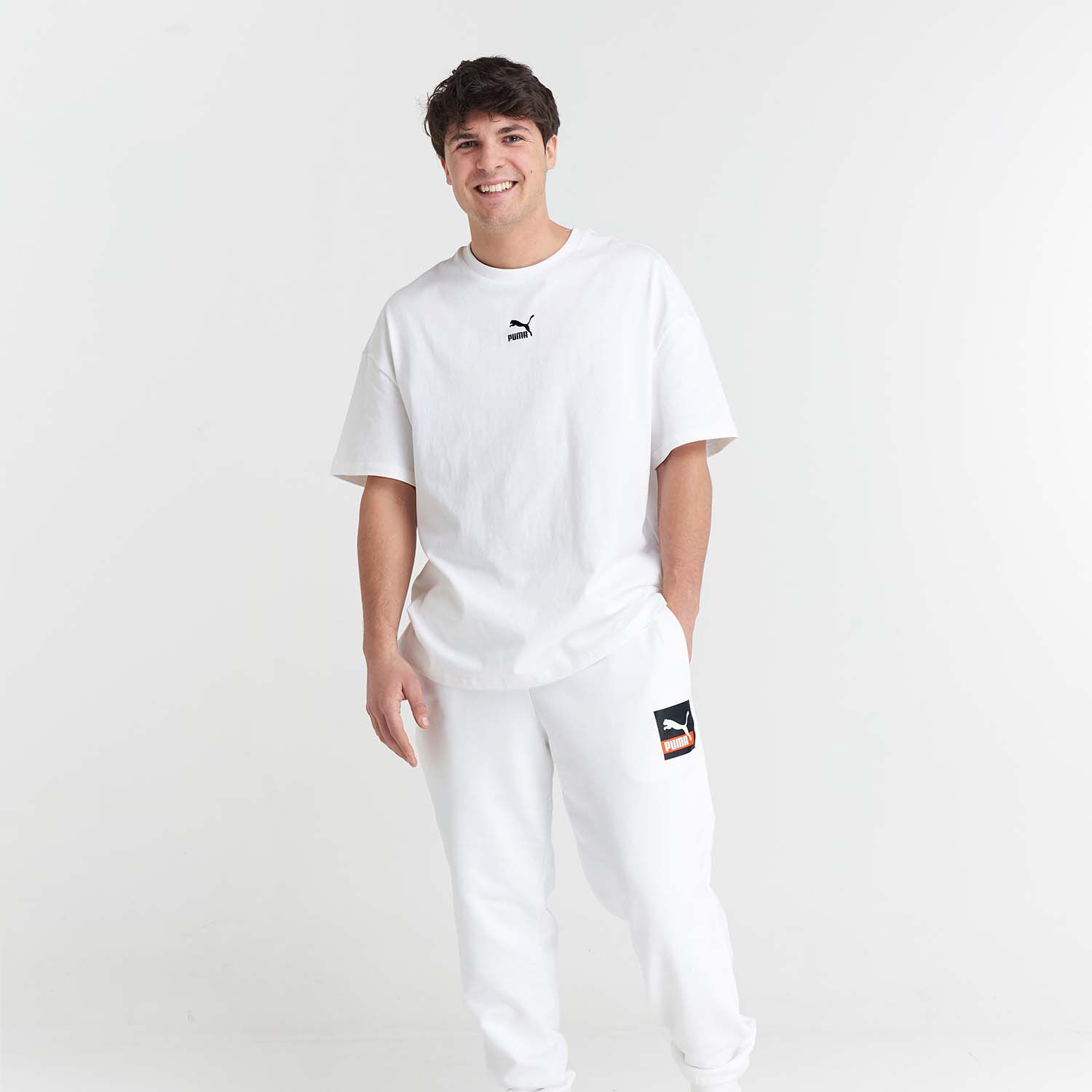 T shirt Puma Classics Boxy bianca AW LAB