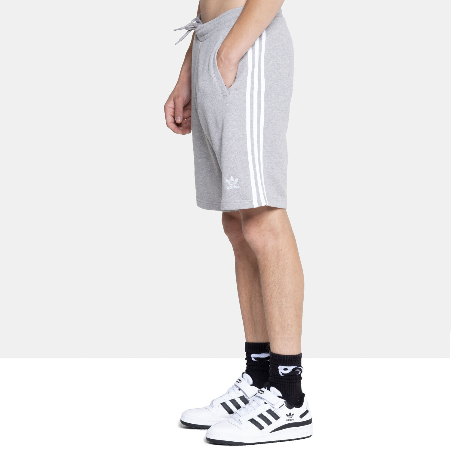Pantaloncini new arrivals adidas grigio