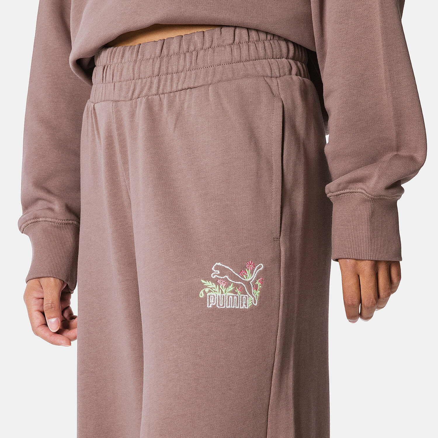 Pantaloni Puma Classics Relaxed marroni AW LAB