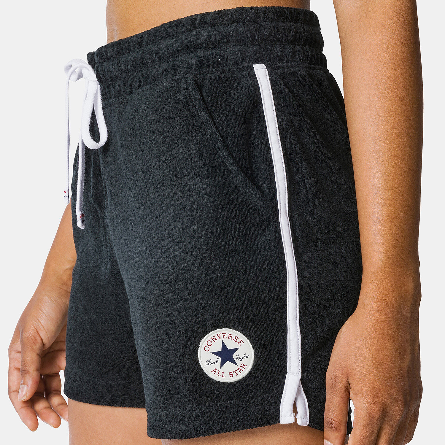 Pantaloncini neri converse sales