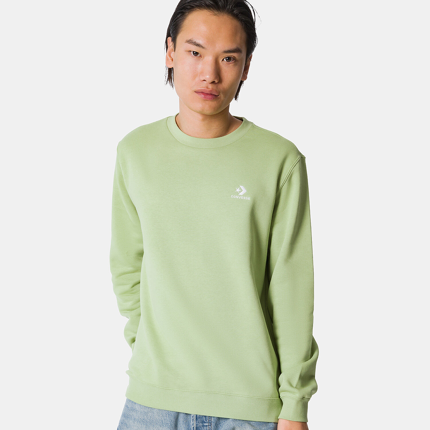 Felpa converse verde prezzo clearance