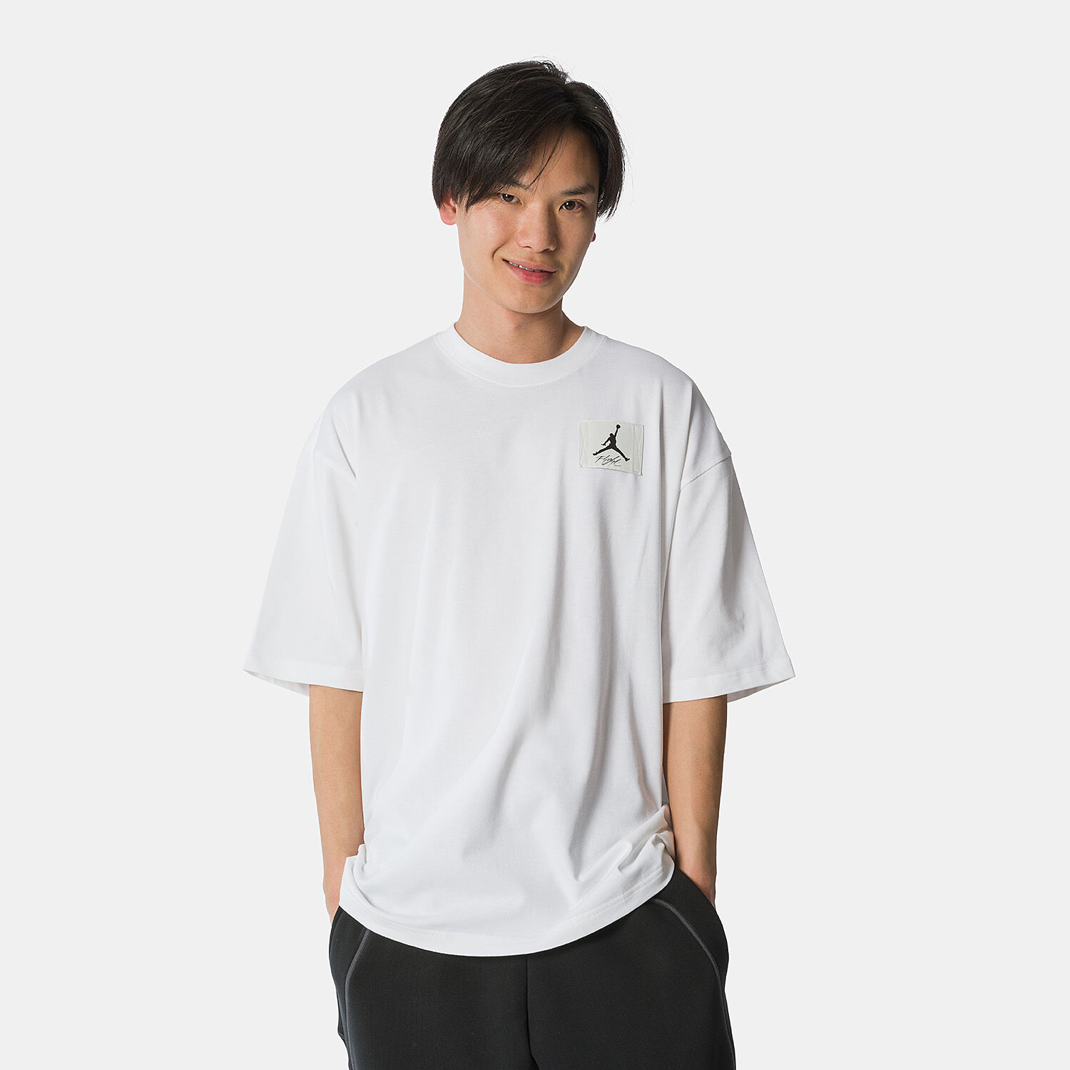 T shirt jordan bianca e nera top