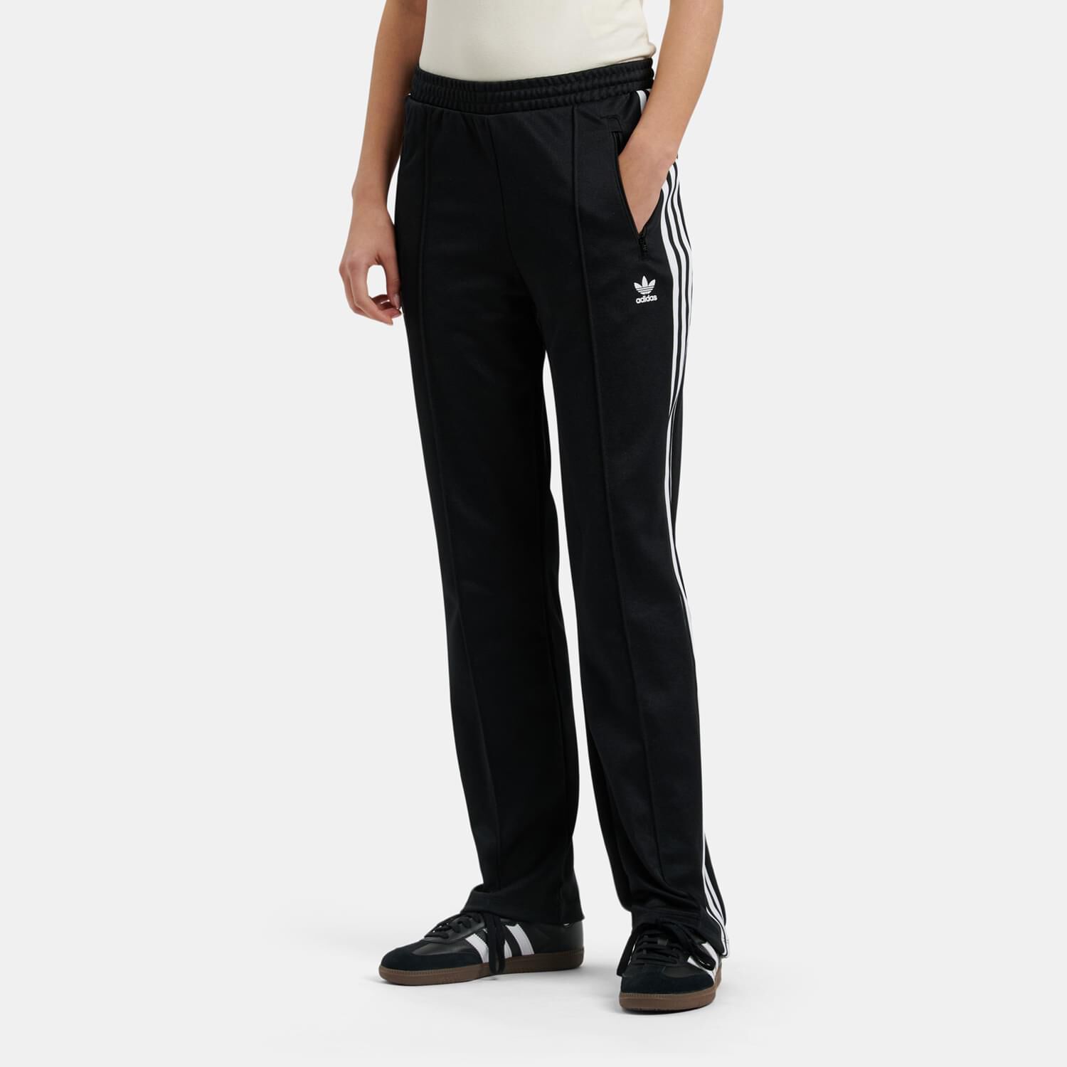 Pantaloni adidas Track Beckenbauer neri e bianchi AW LAB