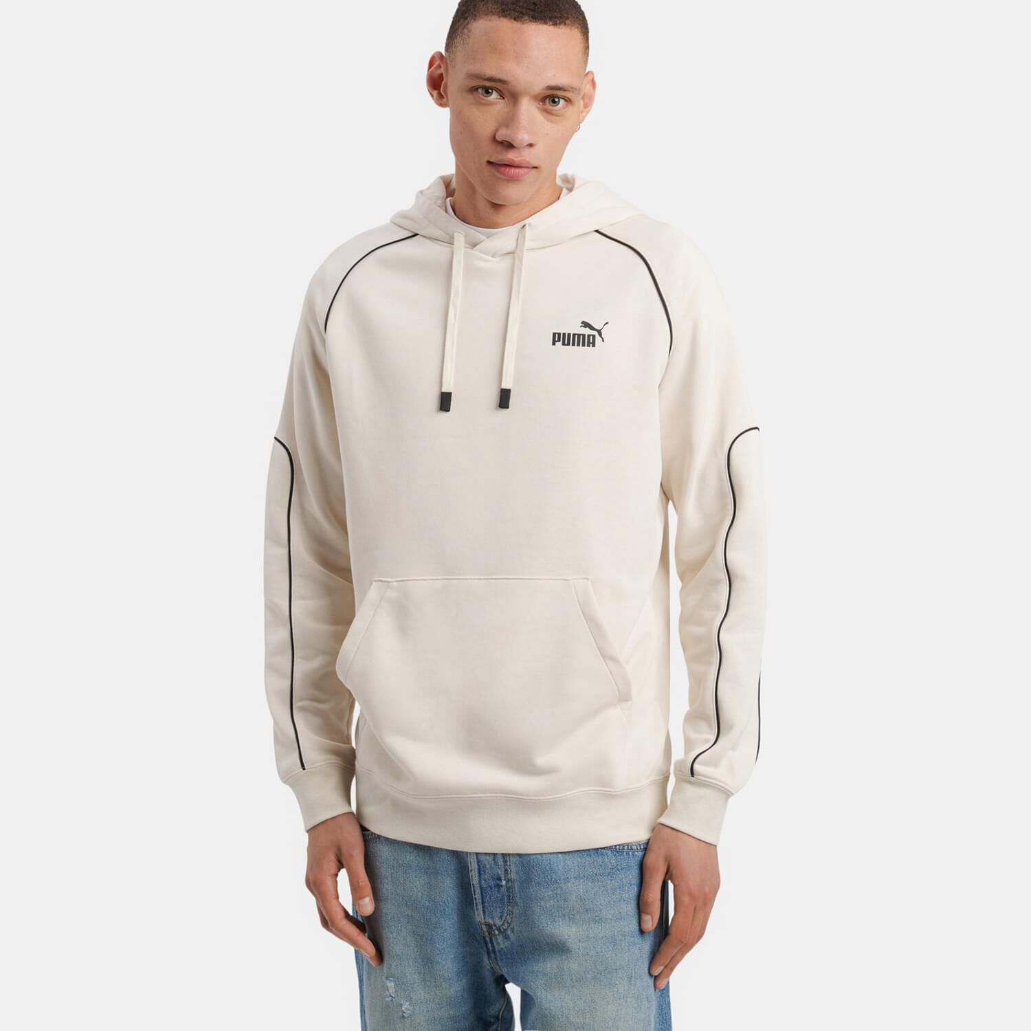 Felpa puma bianca store