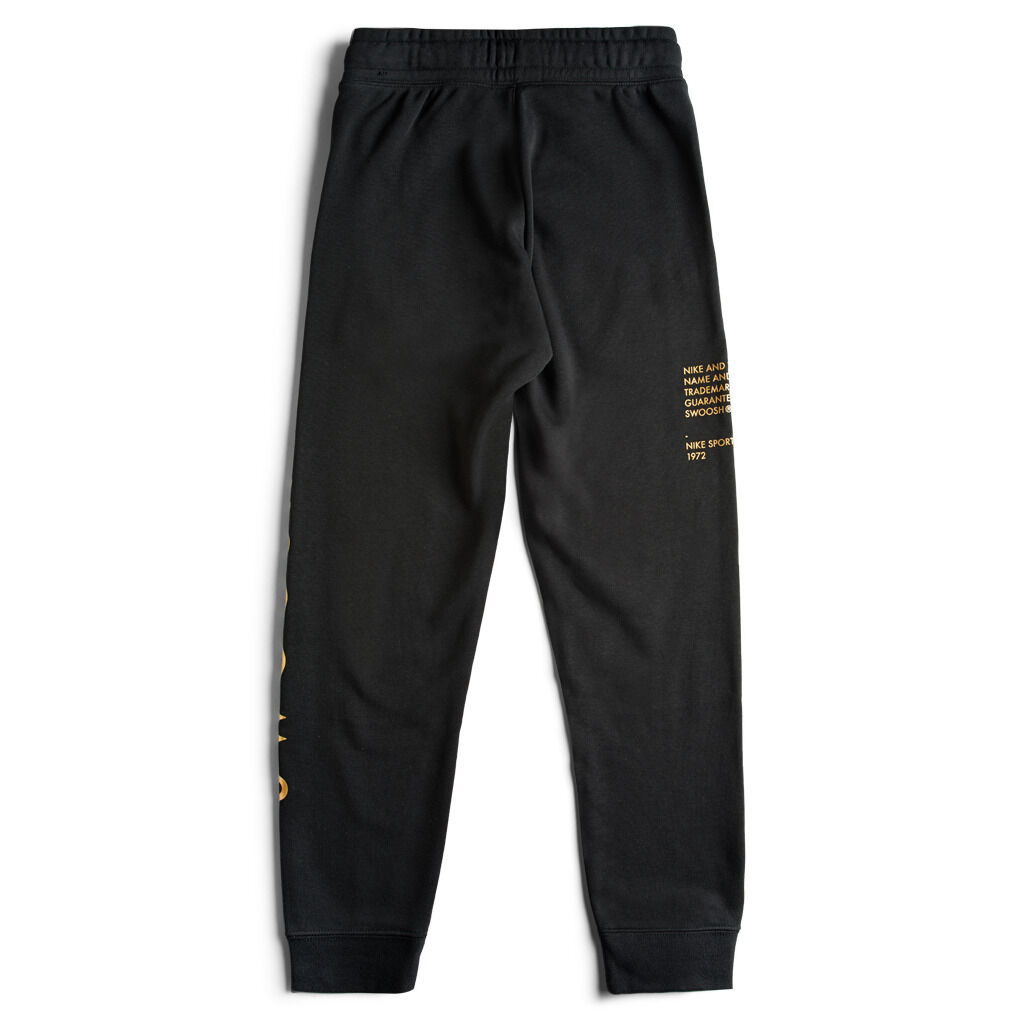 PANTALONI NIKE SPORTSWEAR SWOOSH neri e oro AW LAB