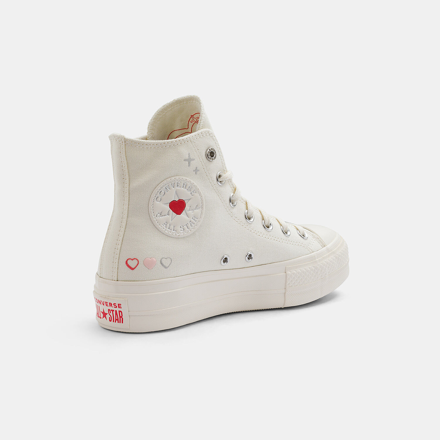 Converse Chuck Taylor All Star Lift Platform Y2K Heart multicolor AW LAB