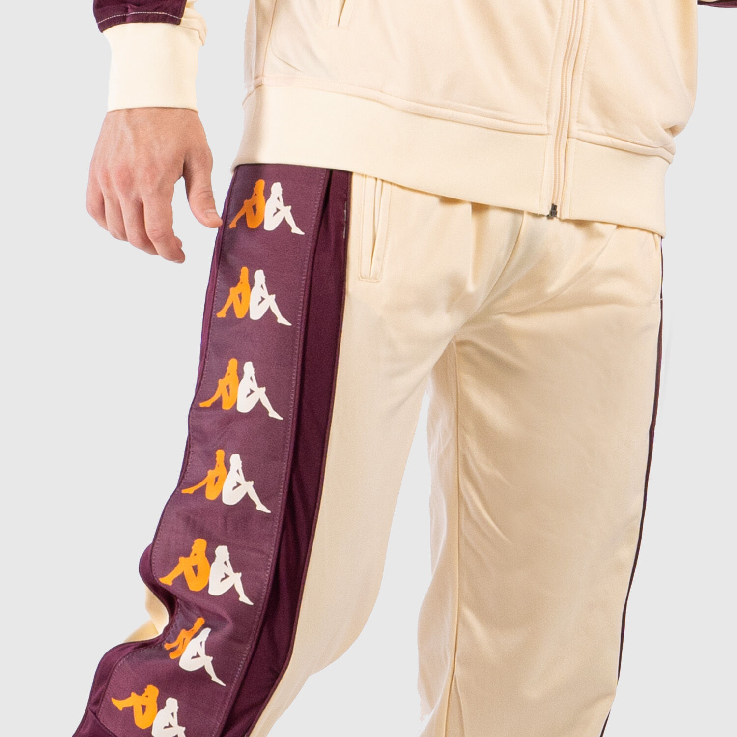 Pantaloni kappa bordeaux sales