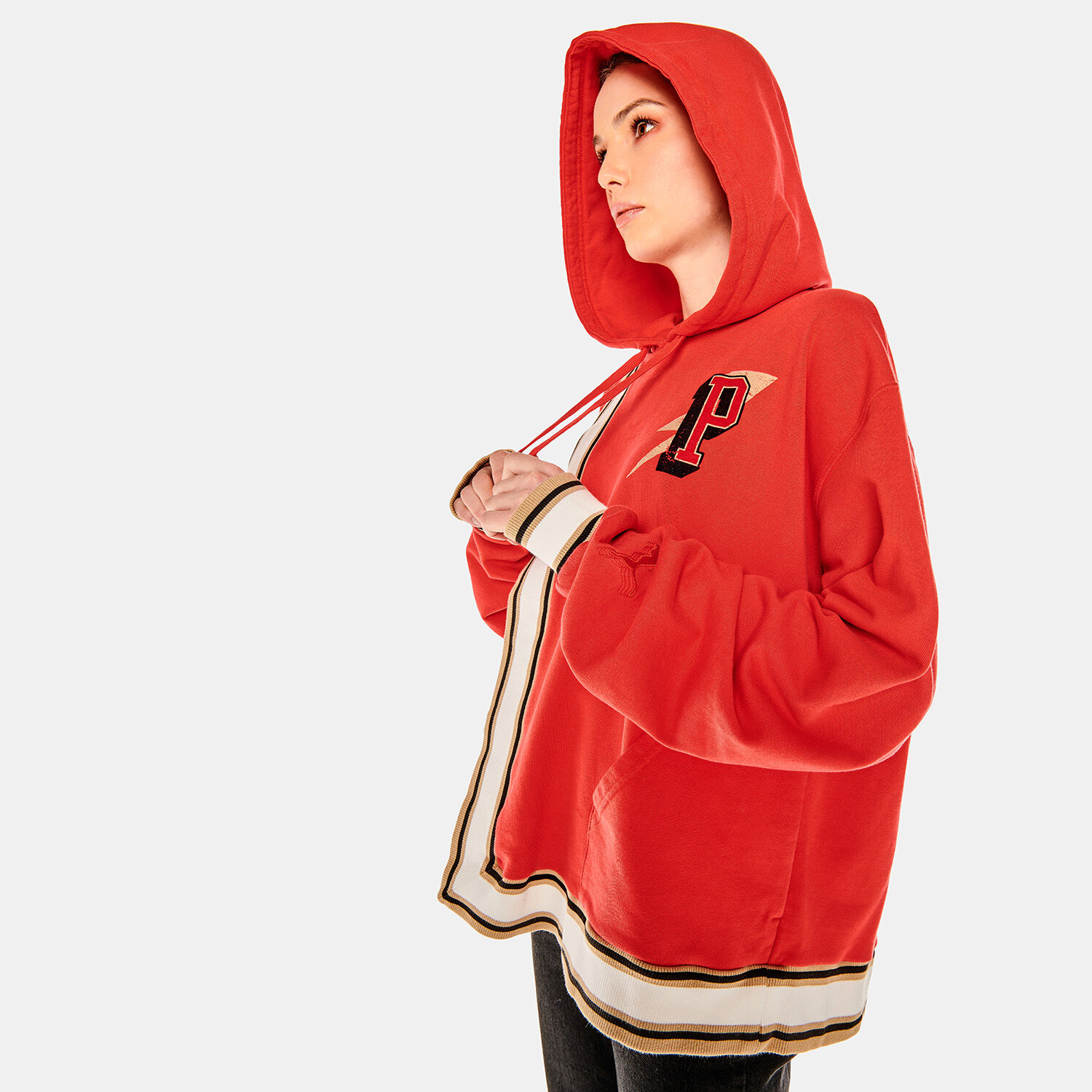 Felpa puma donna rosse hot sale