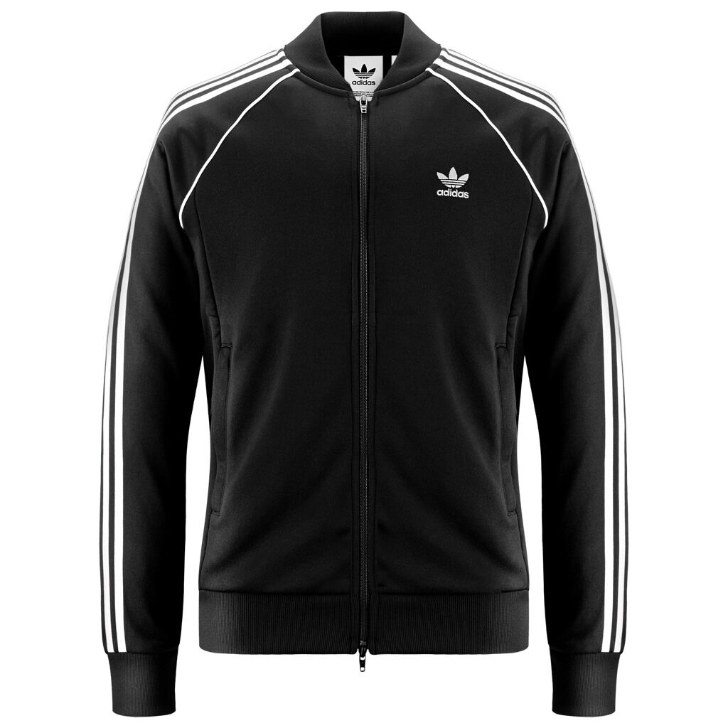 Felpa adidas nera strisce bianche new arrivals
